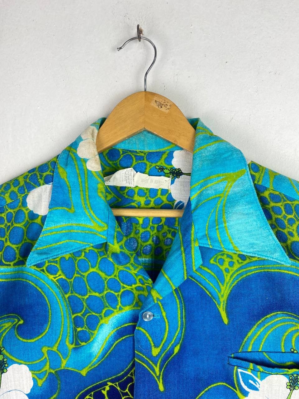 Vintage vintage 60s/70s hawaiian shirt very nice design Size US L / EU 52-54 / 3 - 2 Thumbnail