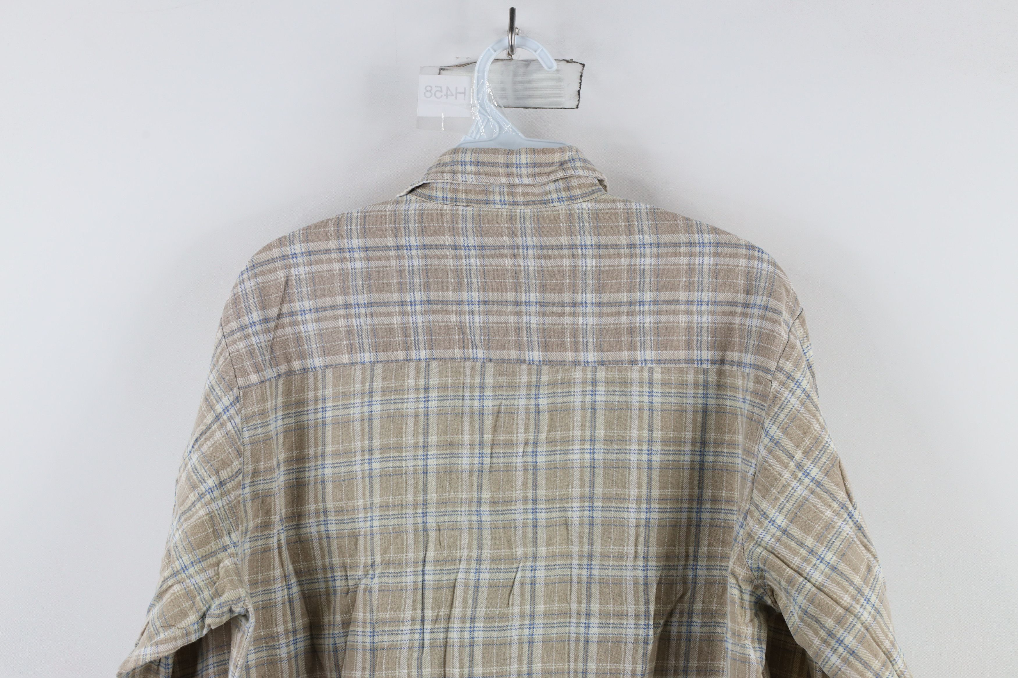 Vintage Vintage 90s Streetwear Flannel Collared Button Shirt Plaid Size M / US 6-8 / IT 42-44 - 14 Thumbnail