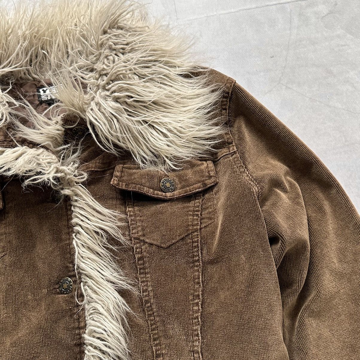 Hysteric Glamour × Undercover Punk Corduroy Faux Fur Jacket Gothic LGB If Six Was Nine Size L / US 10 / IT 46 - 7 Thumbnail