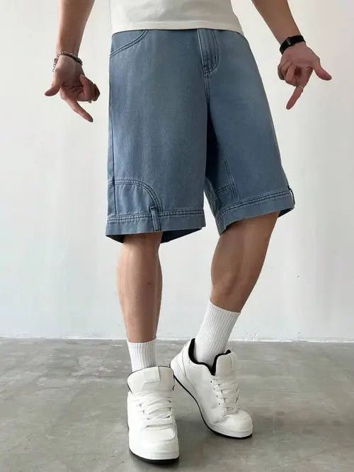 Jean Kubota x Asahi Washed Designer vintage Unique jean shorts Size US 32 / EU 48 - 8 Thumbnail