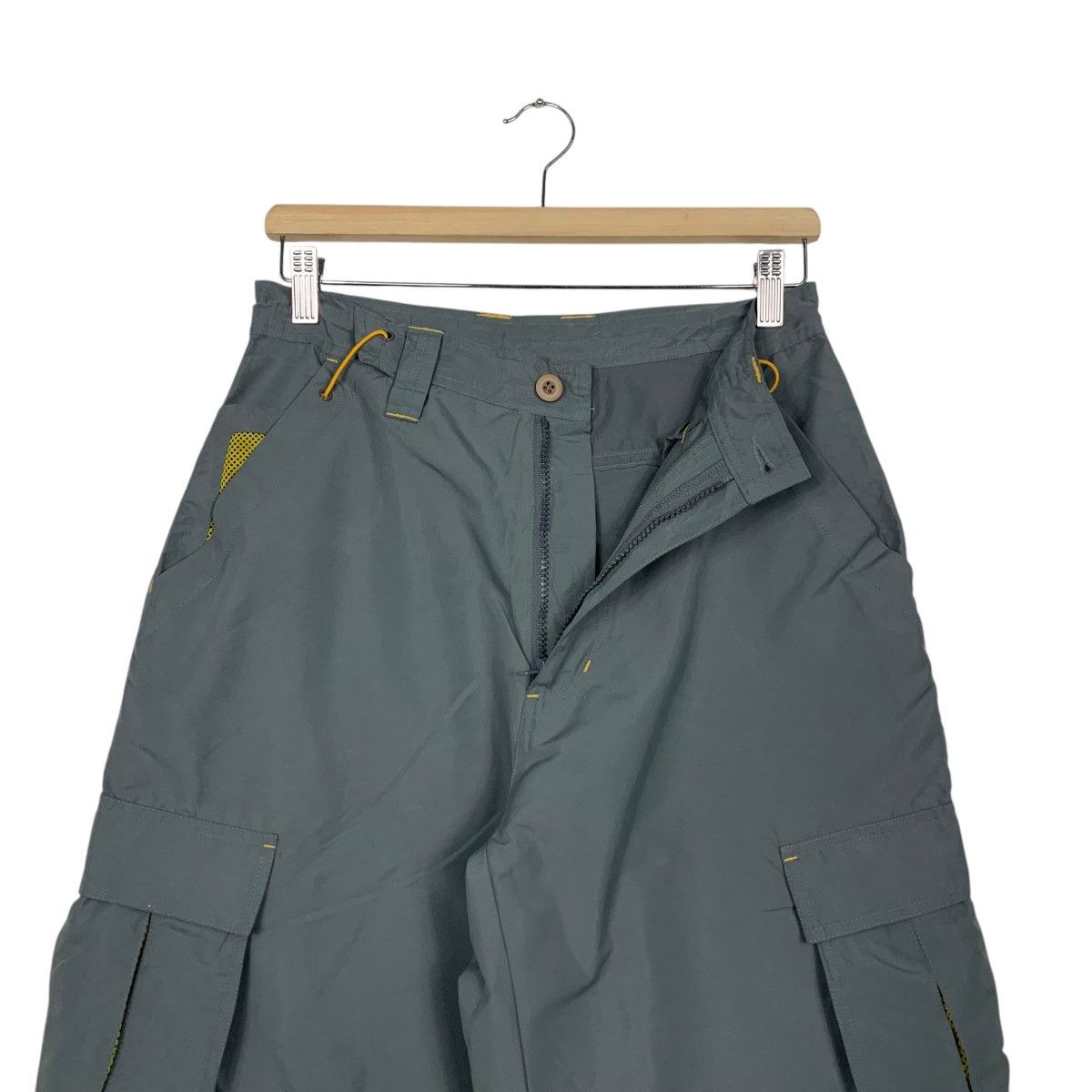 Japanese Brand NON HOOLIGAN Bondage Multipocket Poly Cargo Pant #2817-C127 Size US 28 / EU 44 - 7 Thumbnail