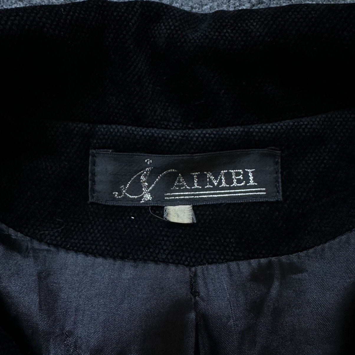 If Six Was Nine VTG Women’s Openwork Jacket Aimei Blazer Black Size M Y2K Size M / US 6-8 / IT 42-44 - 11 Thumbnail