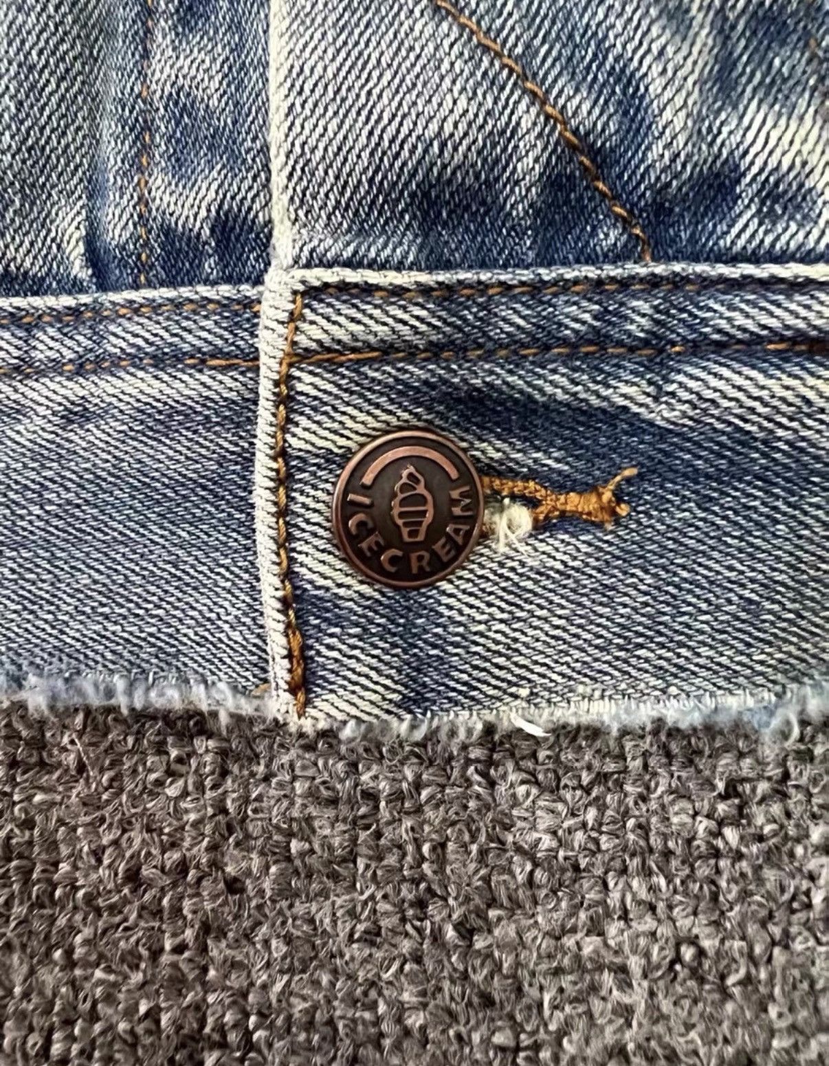 Billionaire Boys Club BBC ICECREAM Flying Dog Denim Jacket Size US L / EU 52-54 / 3 - 9 Thumbnail