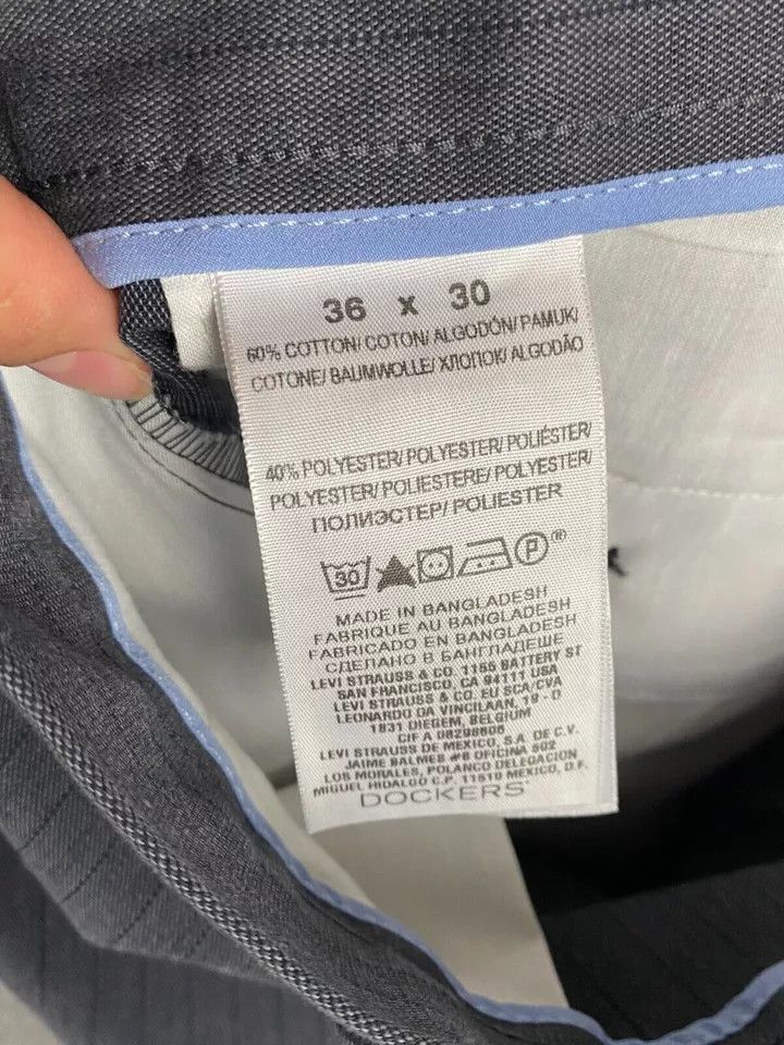 Dockers Dockers Signature Khakis Men's 36x30 Straight Fit D2 Cotton Size US 36 / EU 52 - 10 Thumbnail