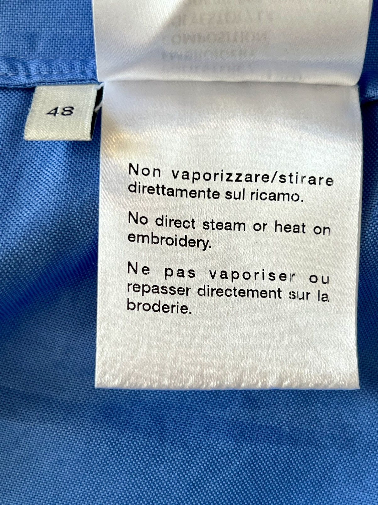 Gucci NeW FINAL OFFER Gucci Blue/Red Logo Camp Bowling Shirt 48 Size US M / EU 48-50 / 2 - 14 Thumbnail