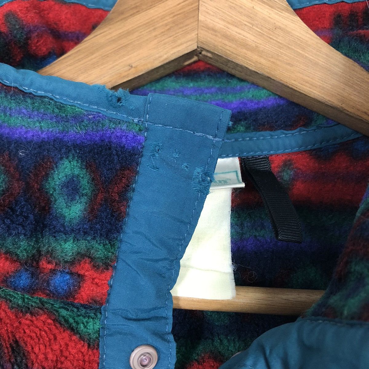 Japanese Brand 📌Vintage Fleece Jacket L.L.Bean Navajo Native Aztec Design Size US M / EU 48-50 / 2 - 20 Thumbnail