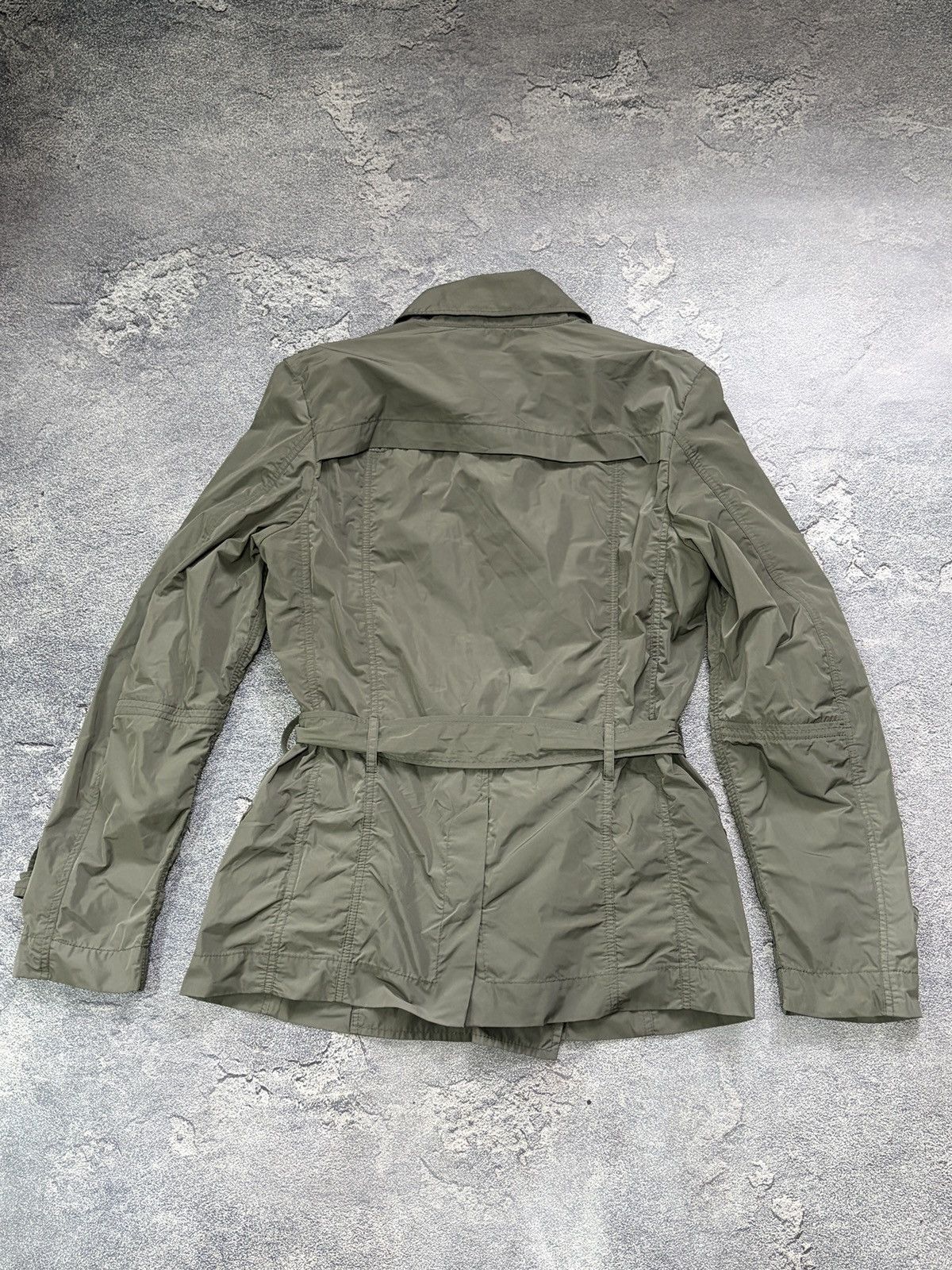 Diesel Diesel Green Double-Breasted Trench Coat M Light Windbreaker Size M / US 6-8 / IT 42-44 - 4 Thumbnail