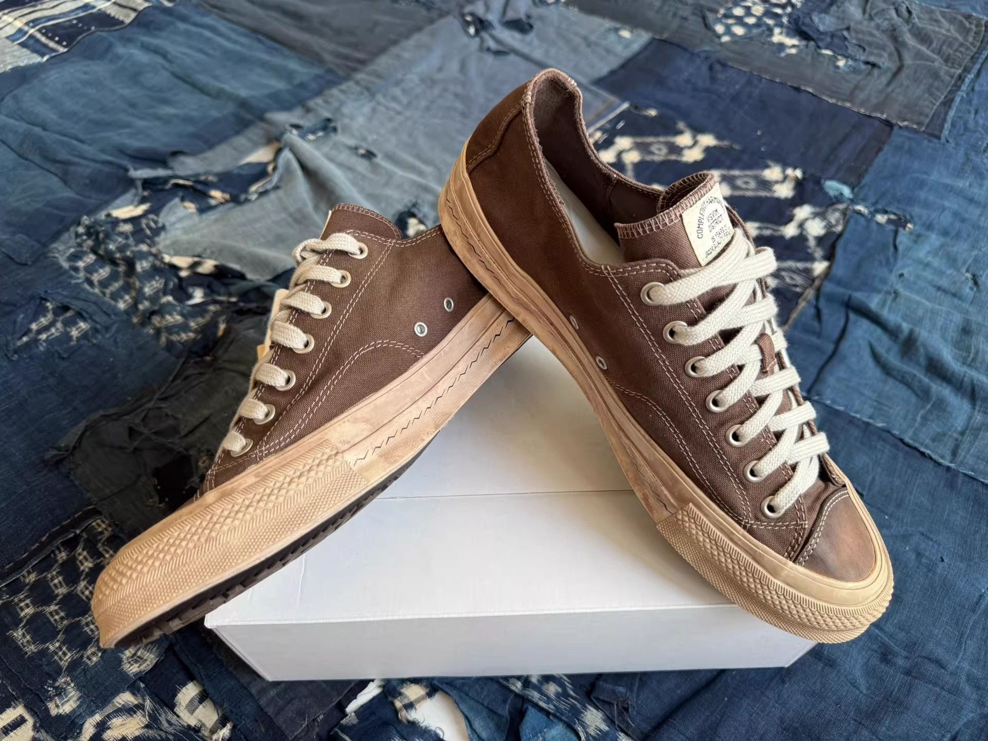 Visvim VISVIM 25AW Skagway LO Mud-Dyed Canvas Skate Shoes Size US 9 / EU 42 - 2 Thumbnail