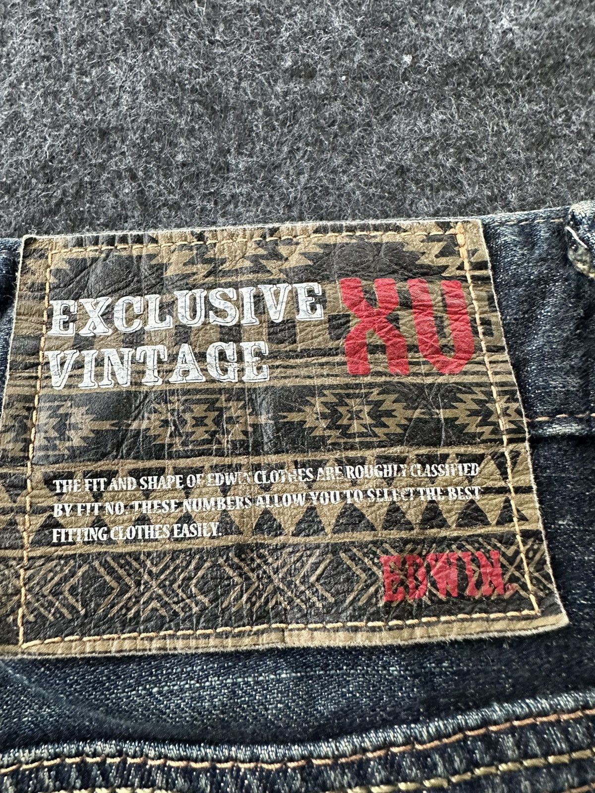 Edwin Vintage Edwin 441XVS Worn Ryaty Mud Wash Denim 32x34 D510 Size US 32 / EU 48 - 11 Thumbnail