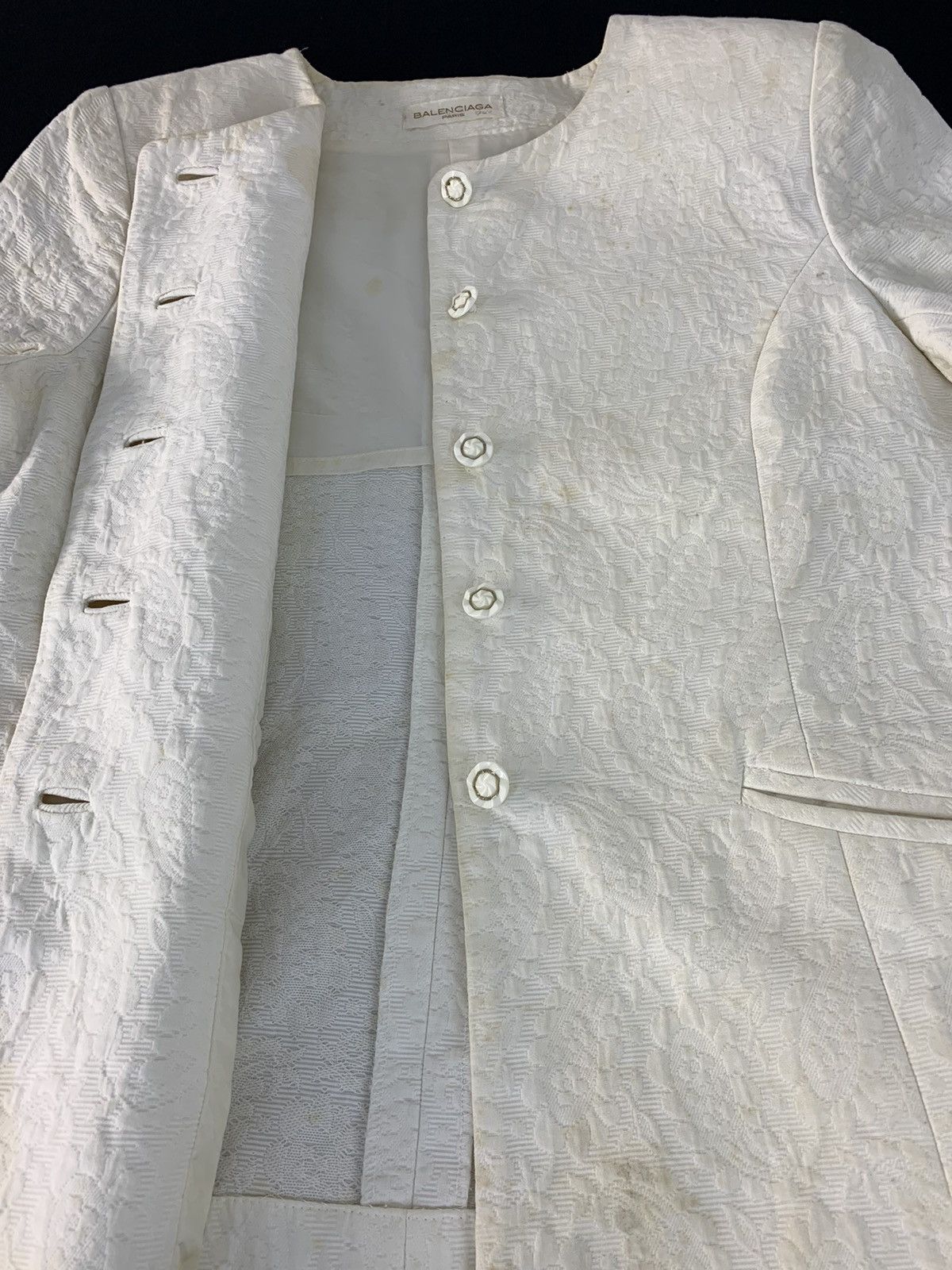 Balenciaga Balenciaga Paris Coat Jacket Workwear Designer Brand Size S / US 4 / IT 40 - 4 Thumbnail