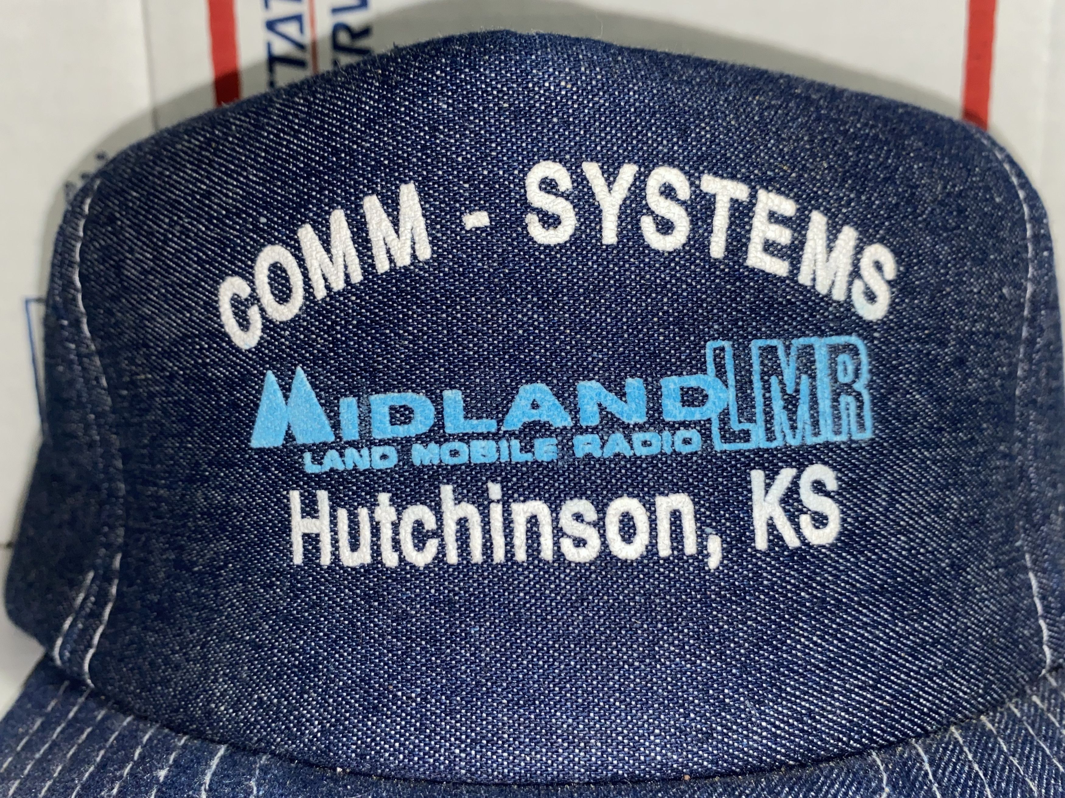 Vintage vtg FOAM Trucker Hat Cap Comm Systems Mid Land Mobile Radio Size ONE SIZE - 2 Thumbnail