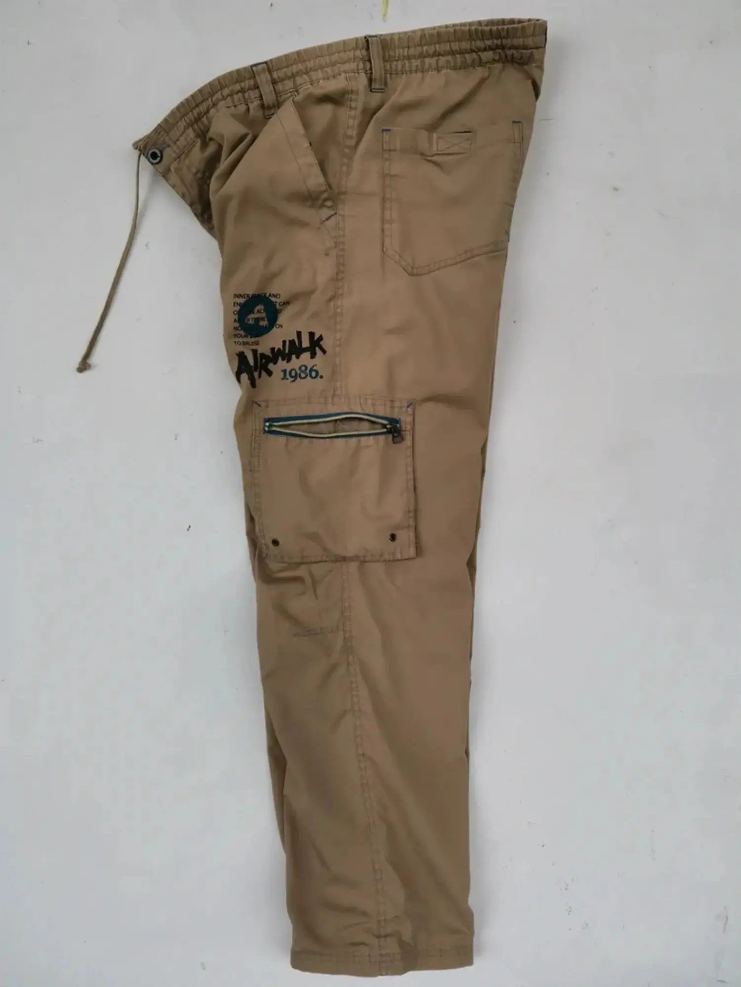 Airwalk Rare!!! Airwalk 1986 Tactical Cargo Multipocket Pants Size US 36 / EU 52 - 5 Thumbnail