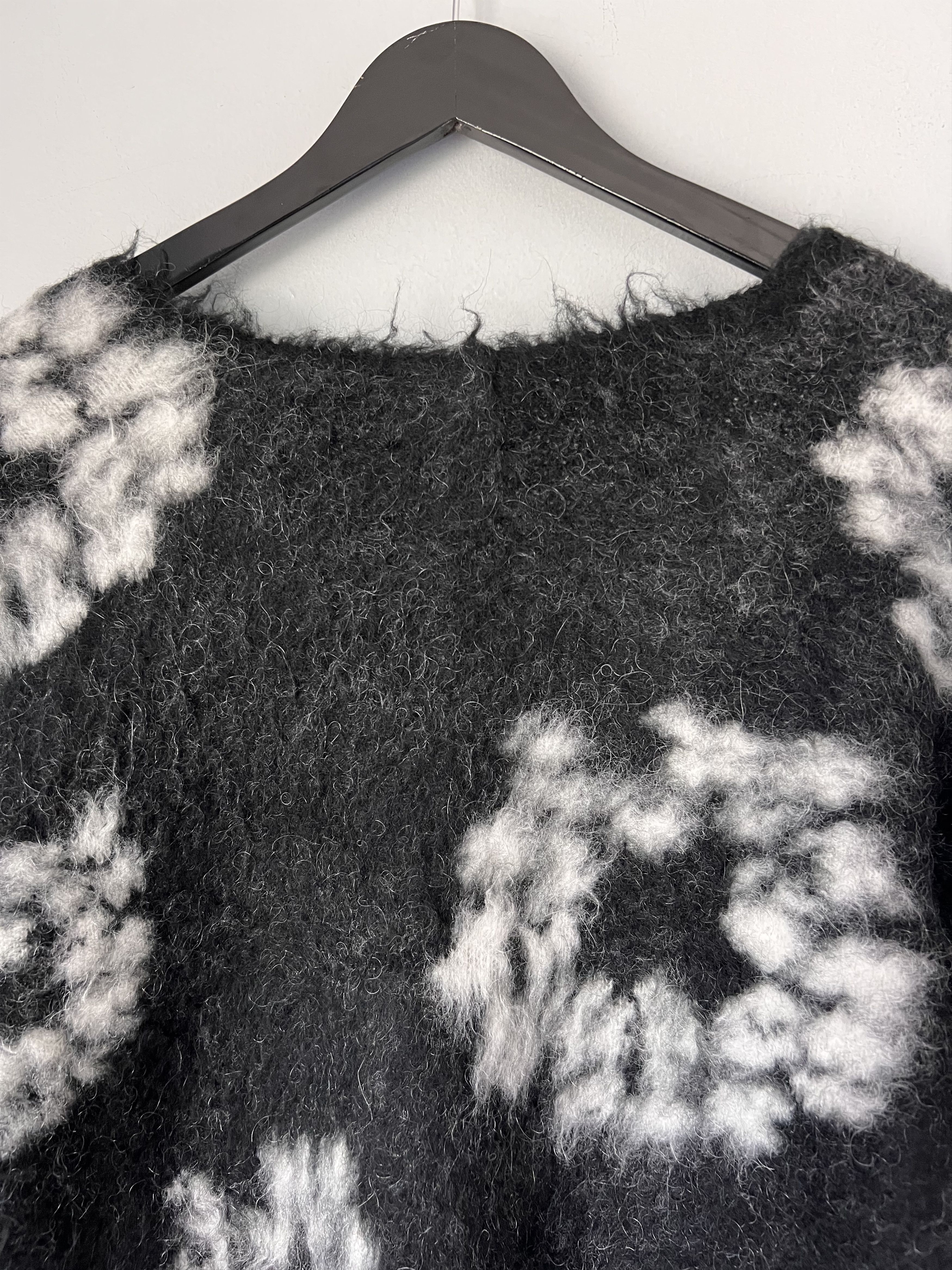 DENIM TEARS × Saint Michael Saint Michael Denim Tears Cotton Wreath Mohair Cardigan Size US L / EU 52-54 / 3 - 6 Thumbnail
