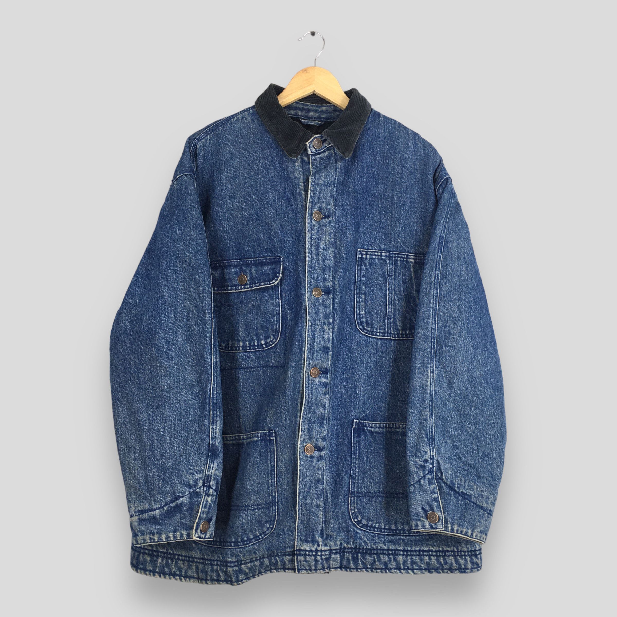 image of Polo Ralph Lauren x Rrl Ralph Lauren Vintage 80's Polo Country Chore Workers Blanket Jacket Medium 