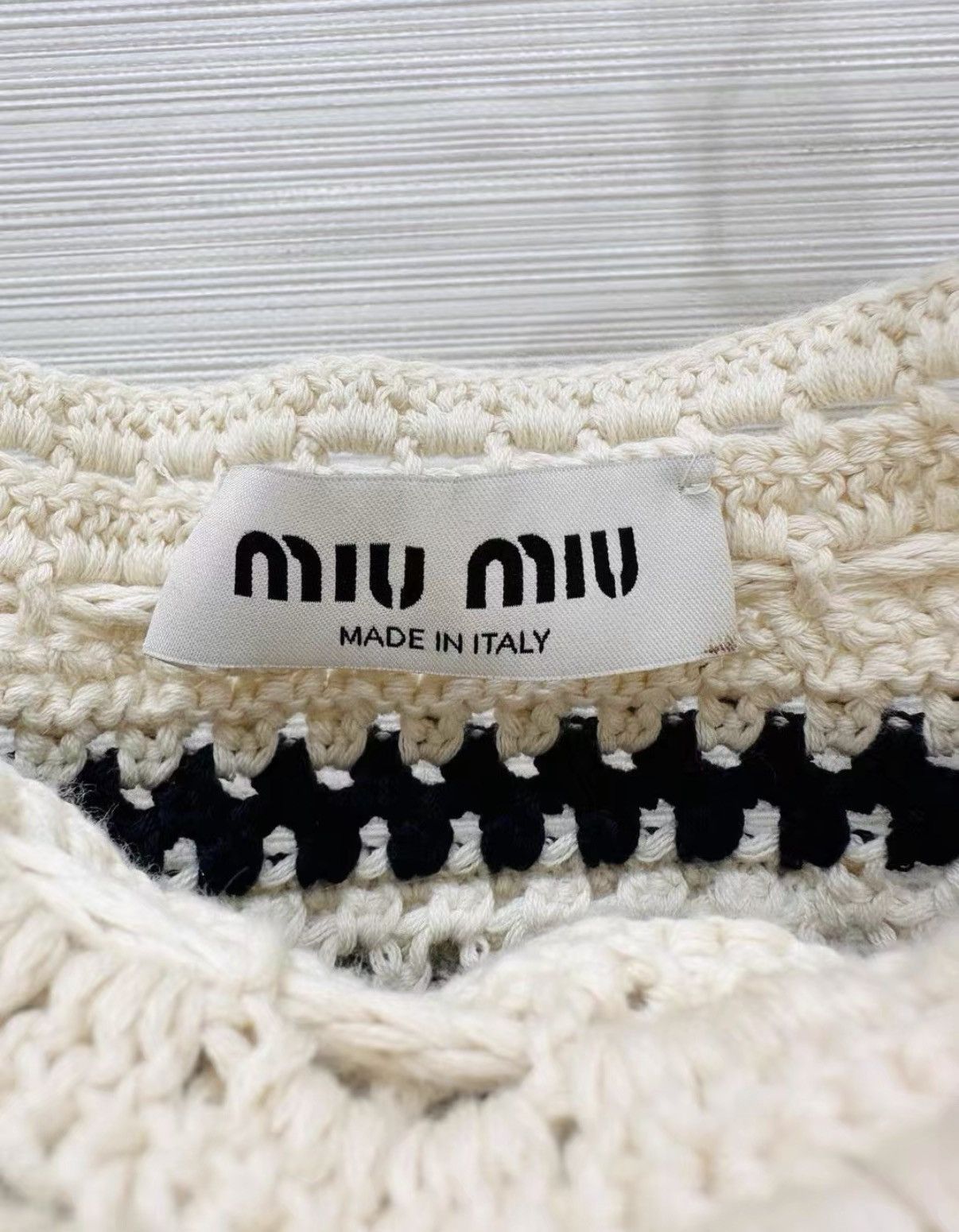 Miu Miu Miu Miu 25 Fall/Winter Arrival Striped Knit Mini Skirt J33 Size XS / US 0-2 / IT 36-38 - 3 Thumbnail