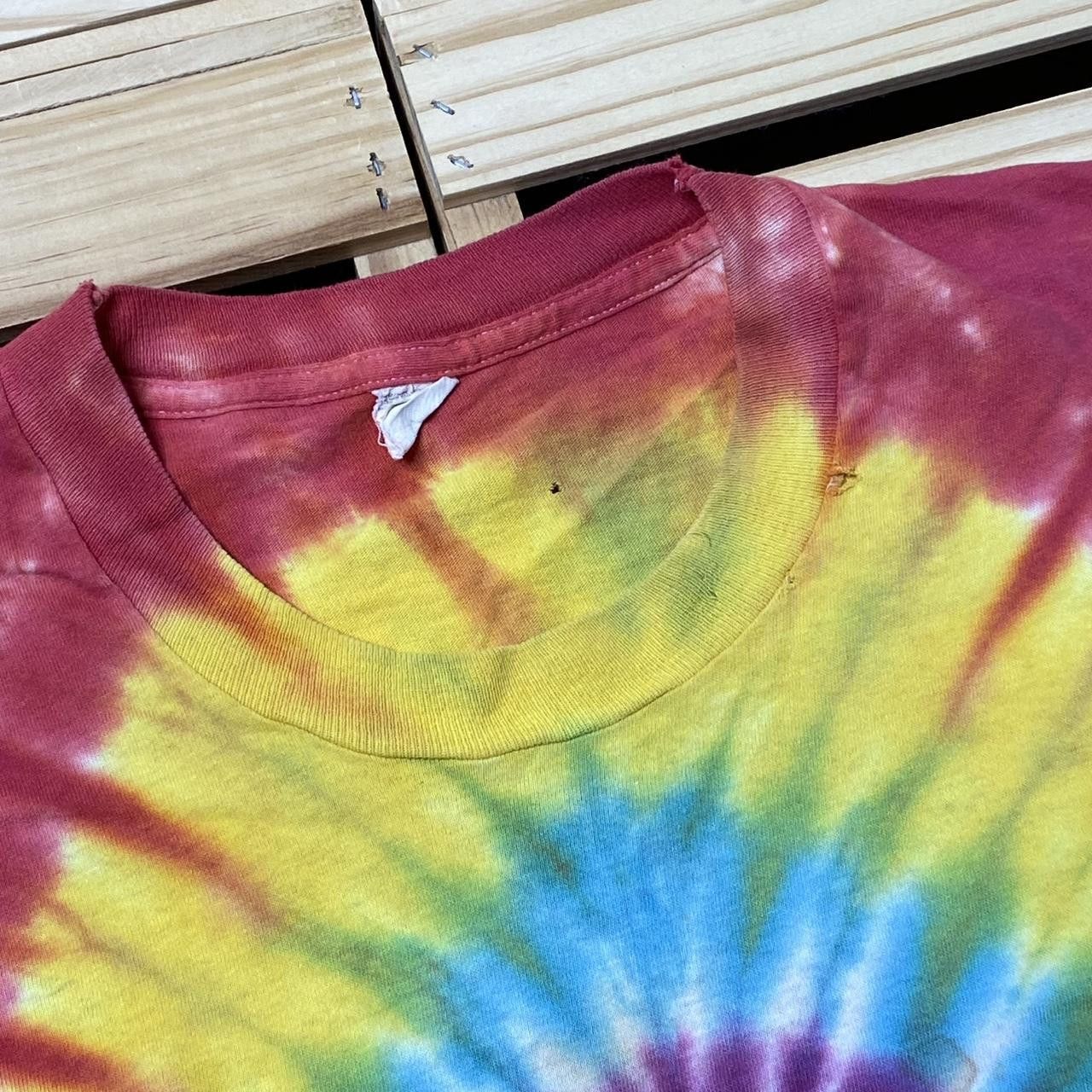 Fruit Of The Loom True Vintage FOTL Tie-Dye Thrashed Boho Hippie Tee Size XL Size US XL / EU 56 / 4 - 4 Thumbnail