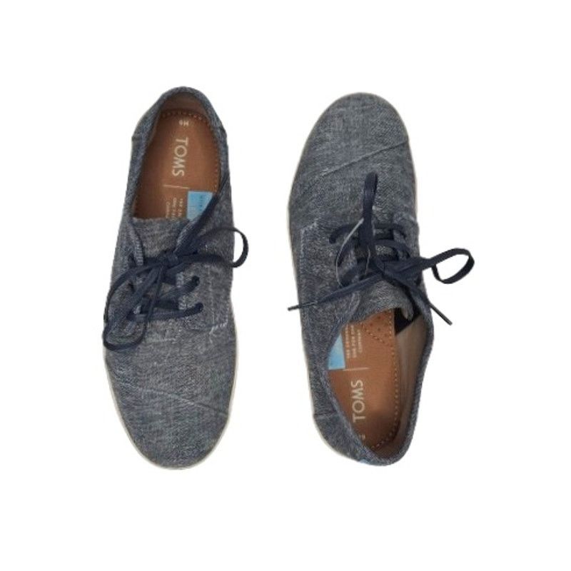 Toms TOMS Paseo Sneaker in Navy Slub Chambray Size US 9 / EU 42 - 3 Thumbnail