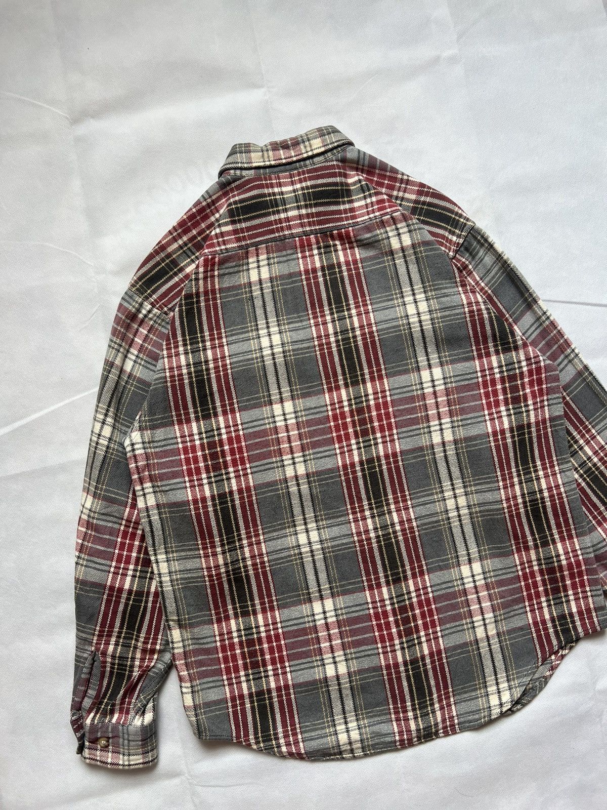 Flannel Vintage Wrangler Trail Plaid Red Checkered Flannel Shirt Size US M / EU 48-50 / 2 - 6 Thumbnail
