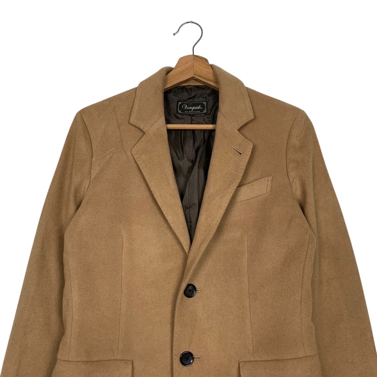 Vanquish Vanquish Brown Wool Coat Size US S / EU 44-46 / 1 - 2 Thumbnail