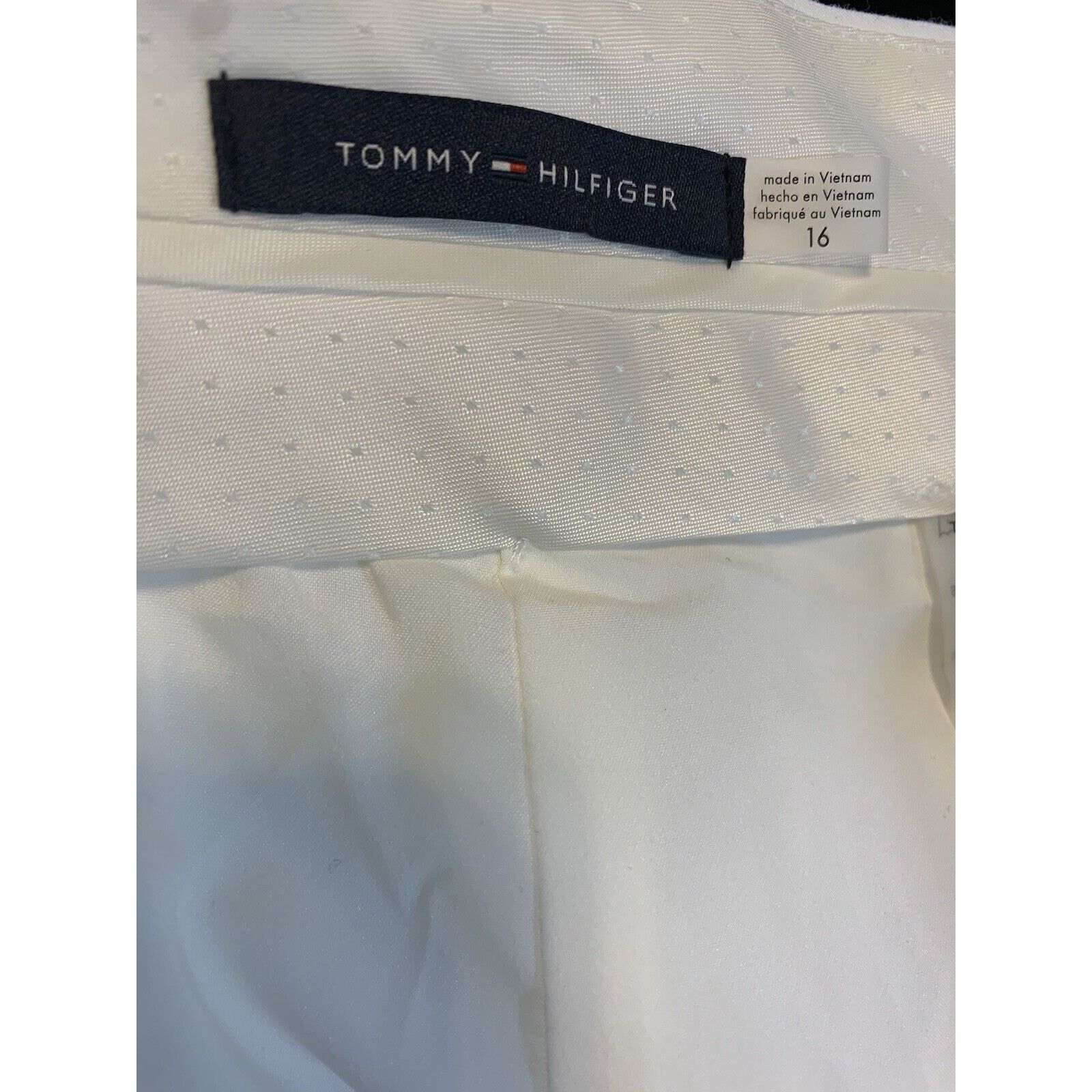 Tommy Hilfiger Tommy Hilfiger Ivory Suit Trousers Boot Leg Women’s Size 16 Size 38" / US 16 / IT 52 - 7 Thumbnail