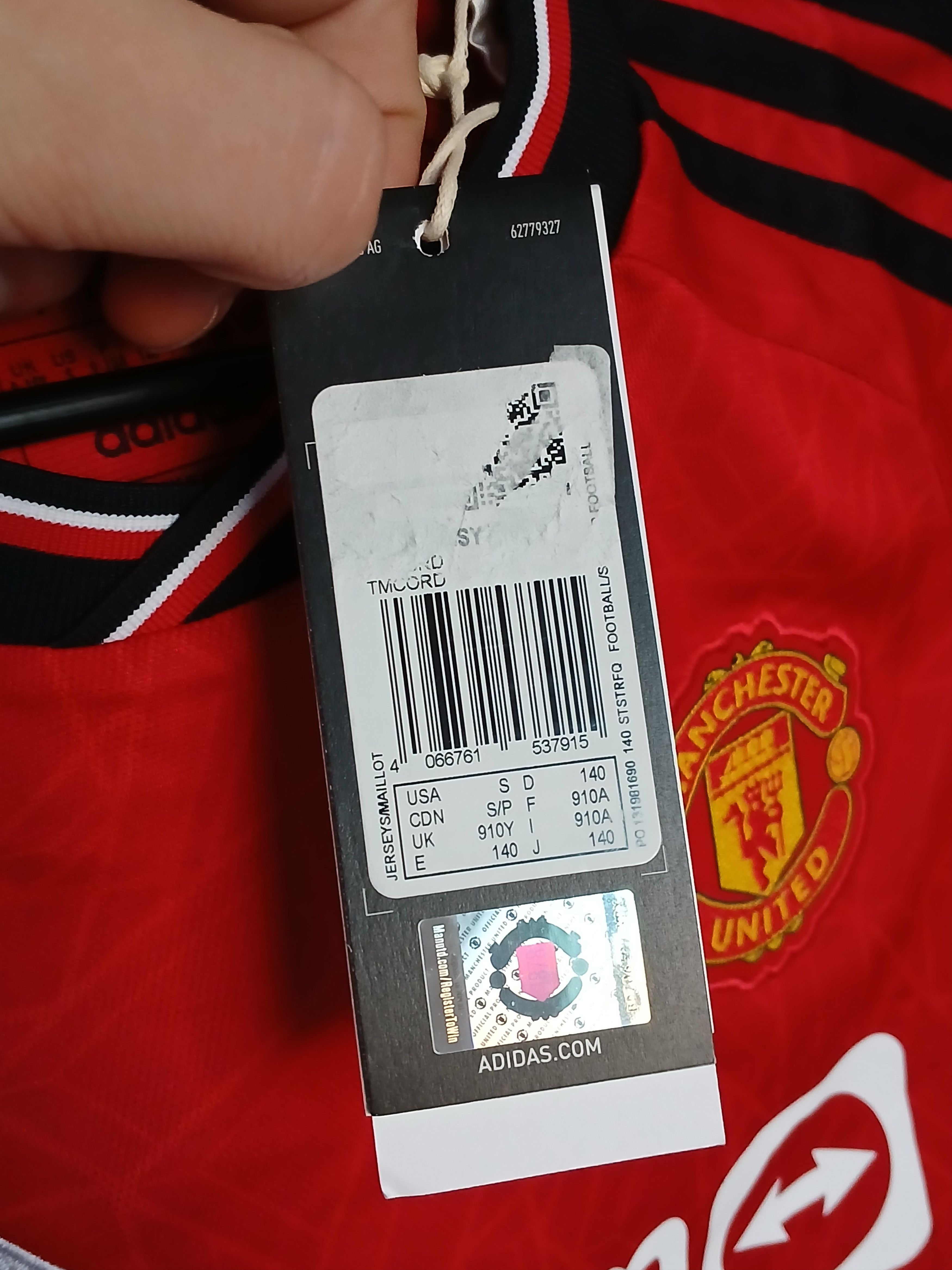 Adidas KIDS Manchester United 23/24 Home Football Jersey T-Shirt Size US S / EU 44-46 / 1 - 11 Thumbnail