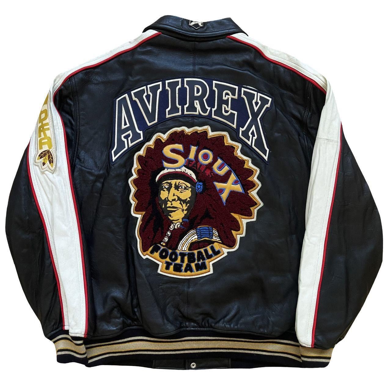 ジャケット・アウター AVIREX VARSITY LEATHER JACKET VALLAD XL WOOL LEATHER VARSITY JACKET – Avirex