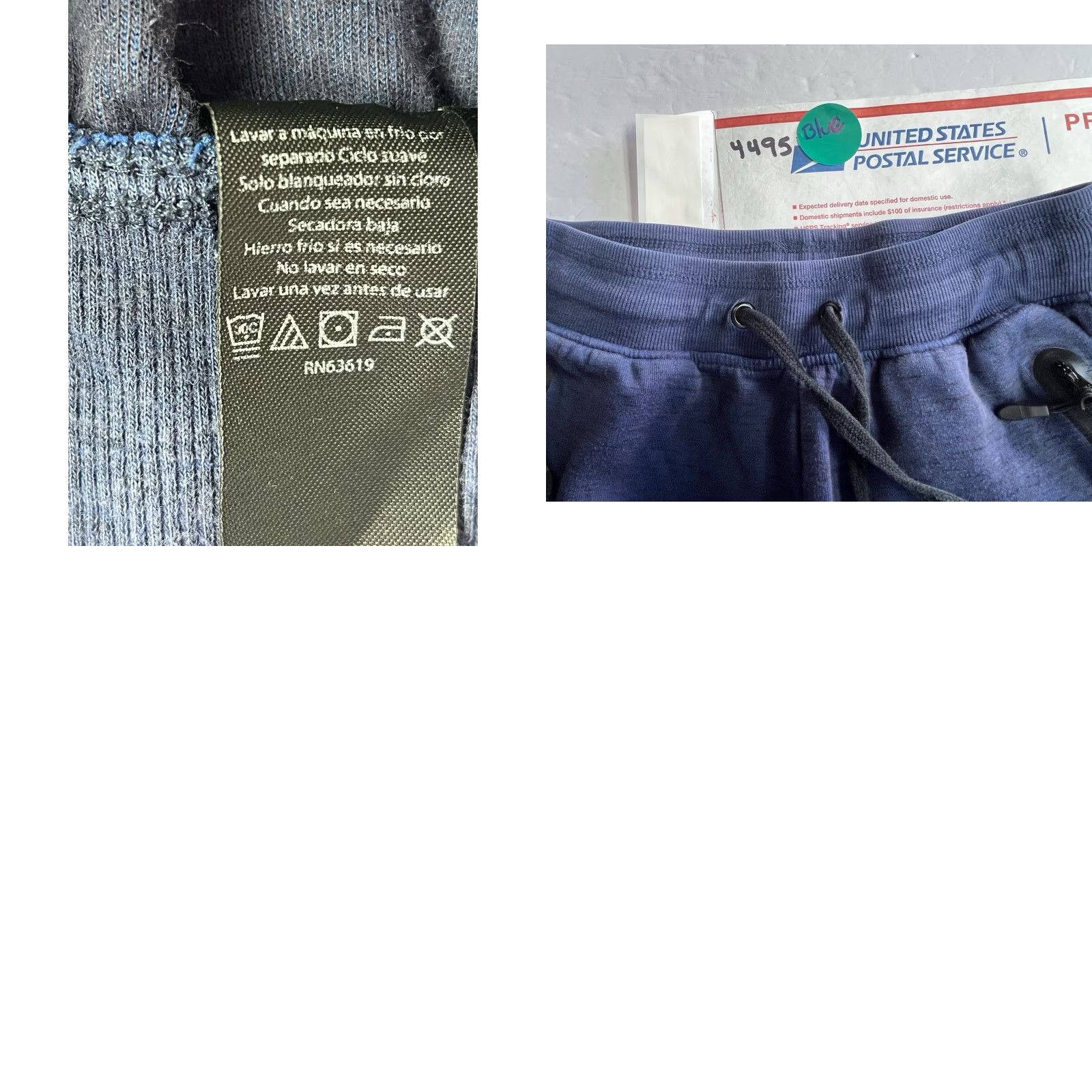 Spyder Spyder Pants Mens Small Blue Heather ProWeb Drawstring Joggers Active Pockets Tapered Regular Knit Cotton Polyester Running Jogging Size US 29 - 8 Thumbnail