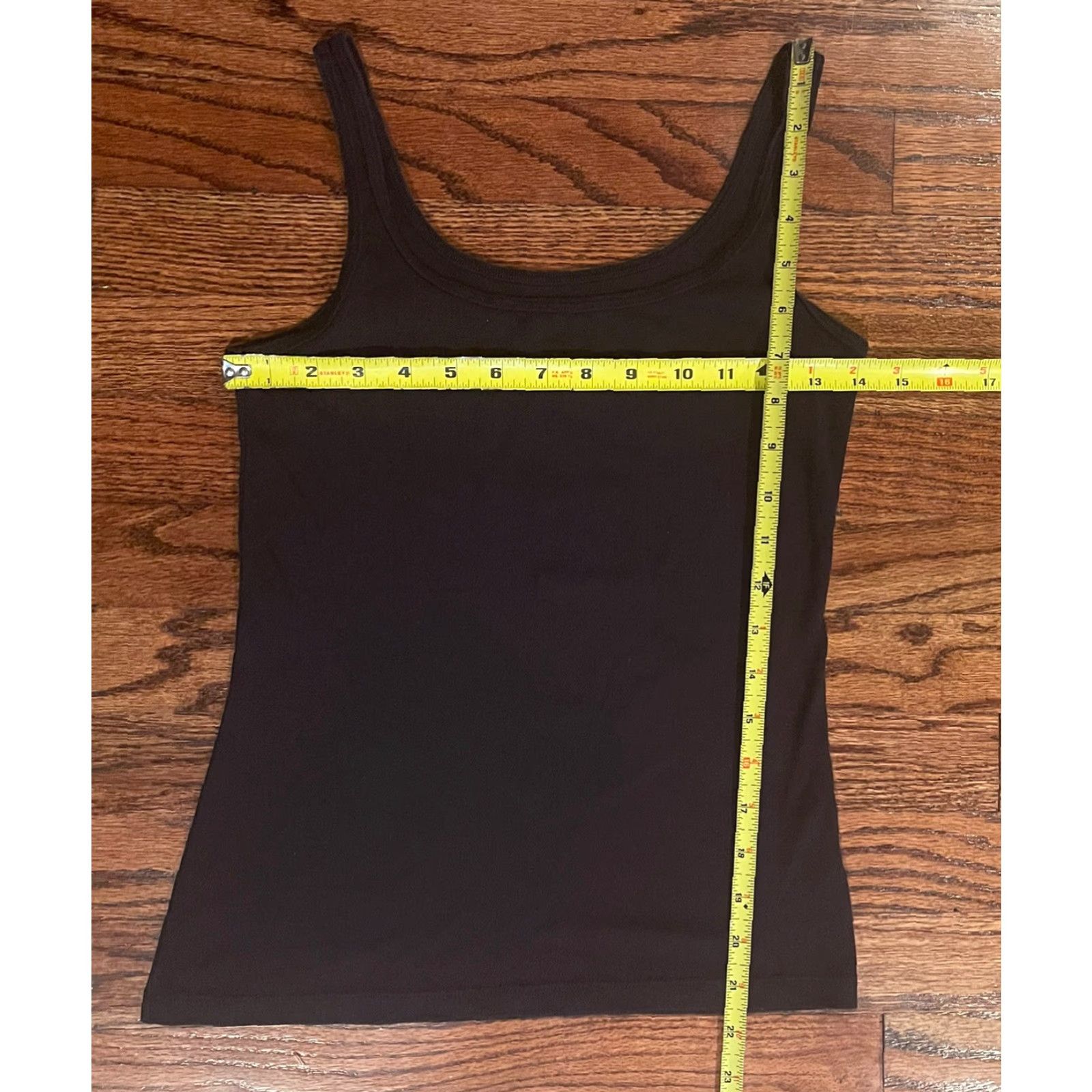 Old Navy VINTAGE? No. Old Navy Women Size Small Fitted Black Tank Top Size S / US 4 / IT 40 - 3 Thumbnail