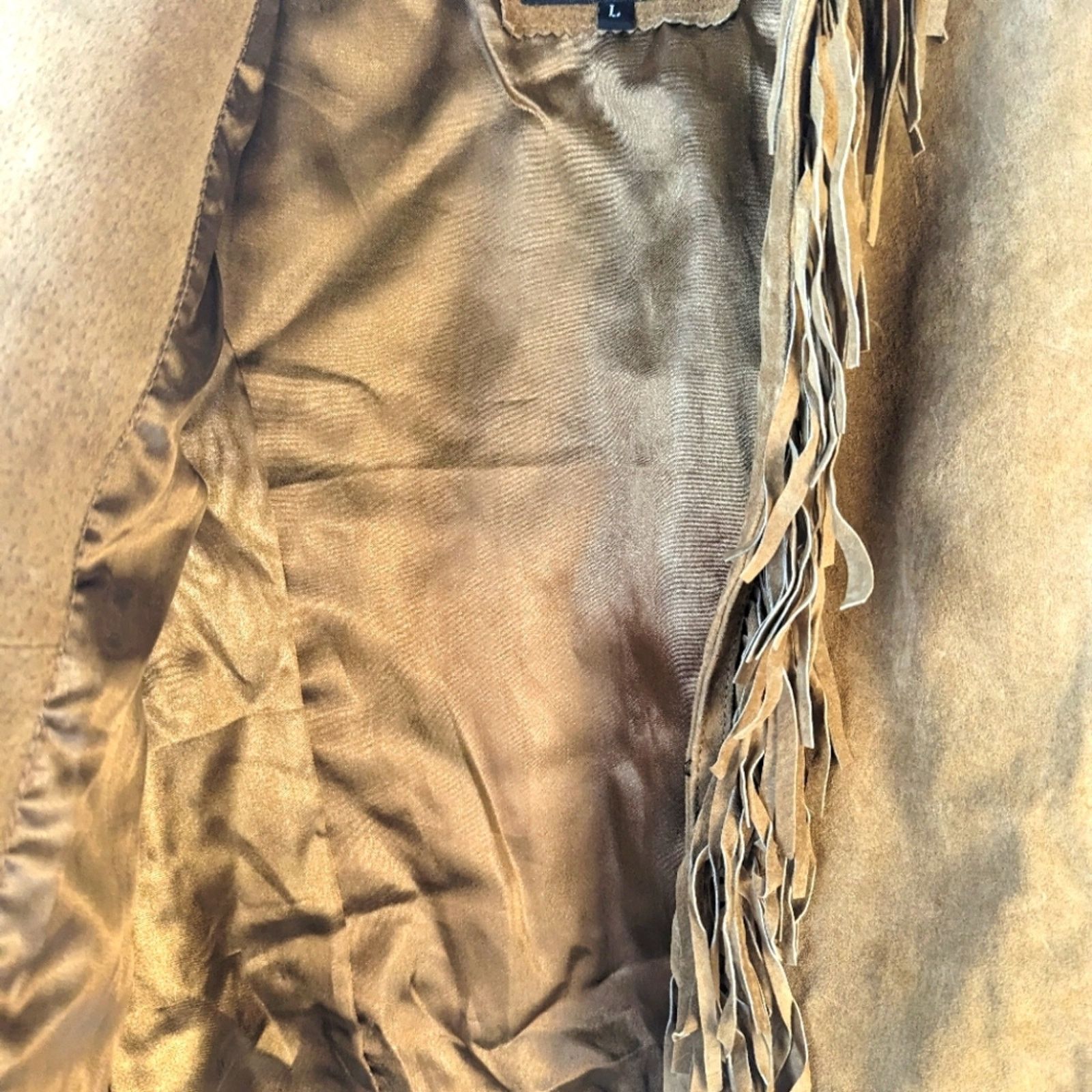 Adler Adler Leather Fringe Jacket / Large Size L / US 10 / IT 46 - 3 Thumbnail