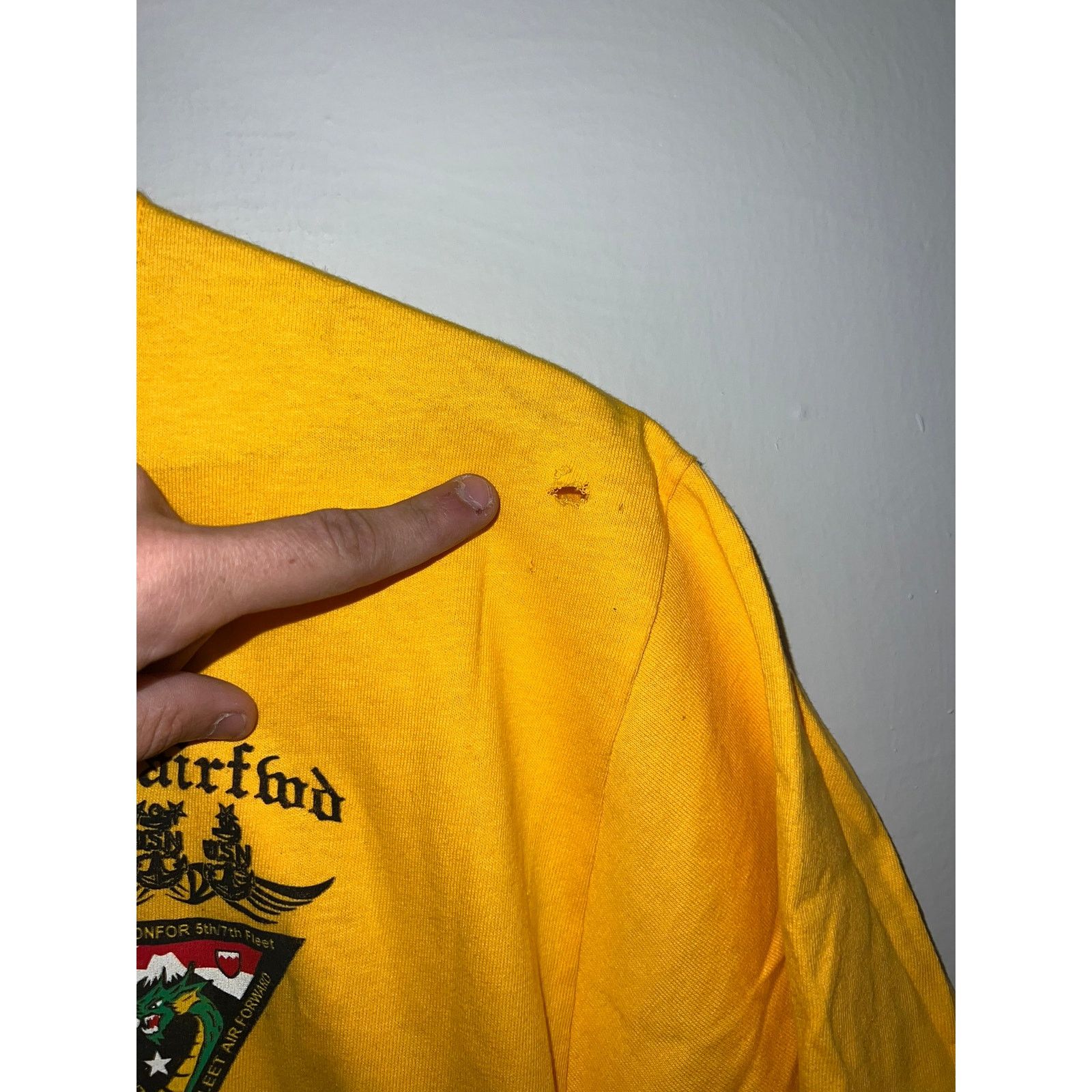 Gildan Vintage Navy Chiefs Shirt Comfair Fwd Task Force Tee M Size US M / EU 48-50 / 2 - 5 Thumbnail