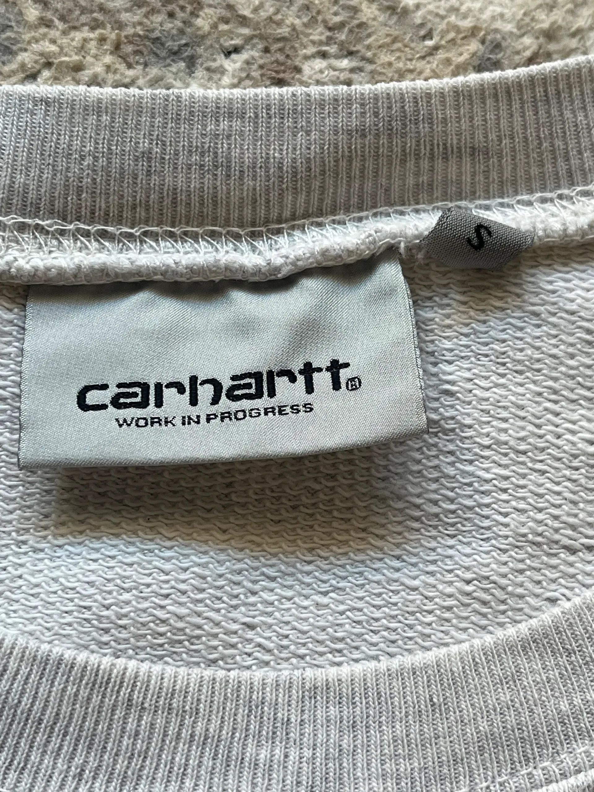 Carhartt Carhartt Sz S Grey Spell Out 2016 College Sweat Size US S / EU 44-46 / 1 - 3 Thumbnail