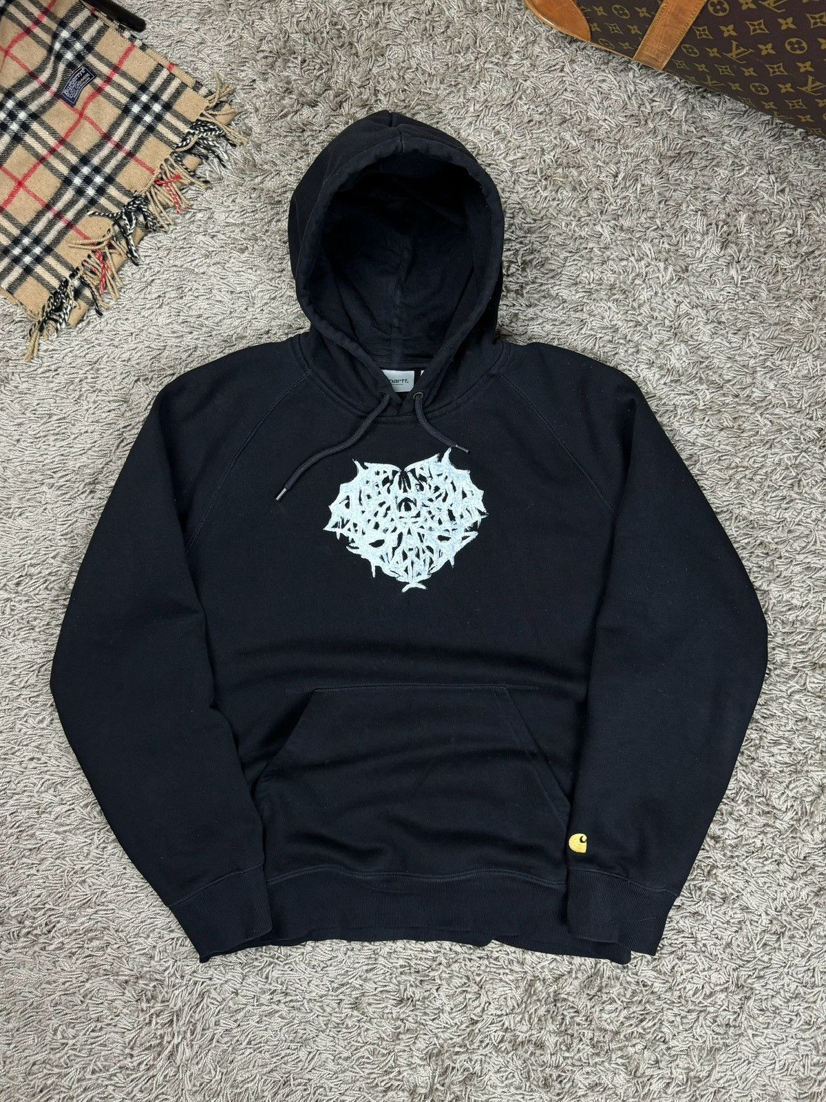 Carhartt Hoodie Carhartt Sweat Cistom y2k original casual skate item Size US L / EU 52-54 / 3 - 1 Thumbnail