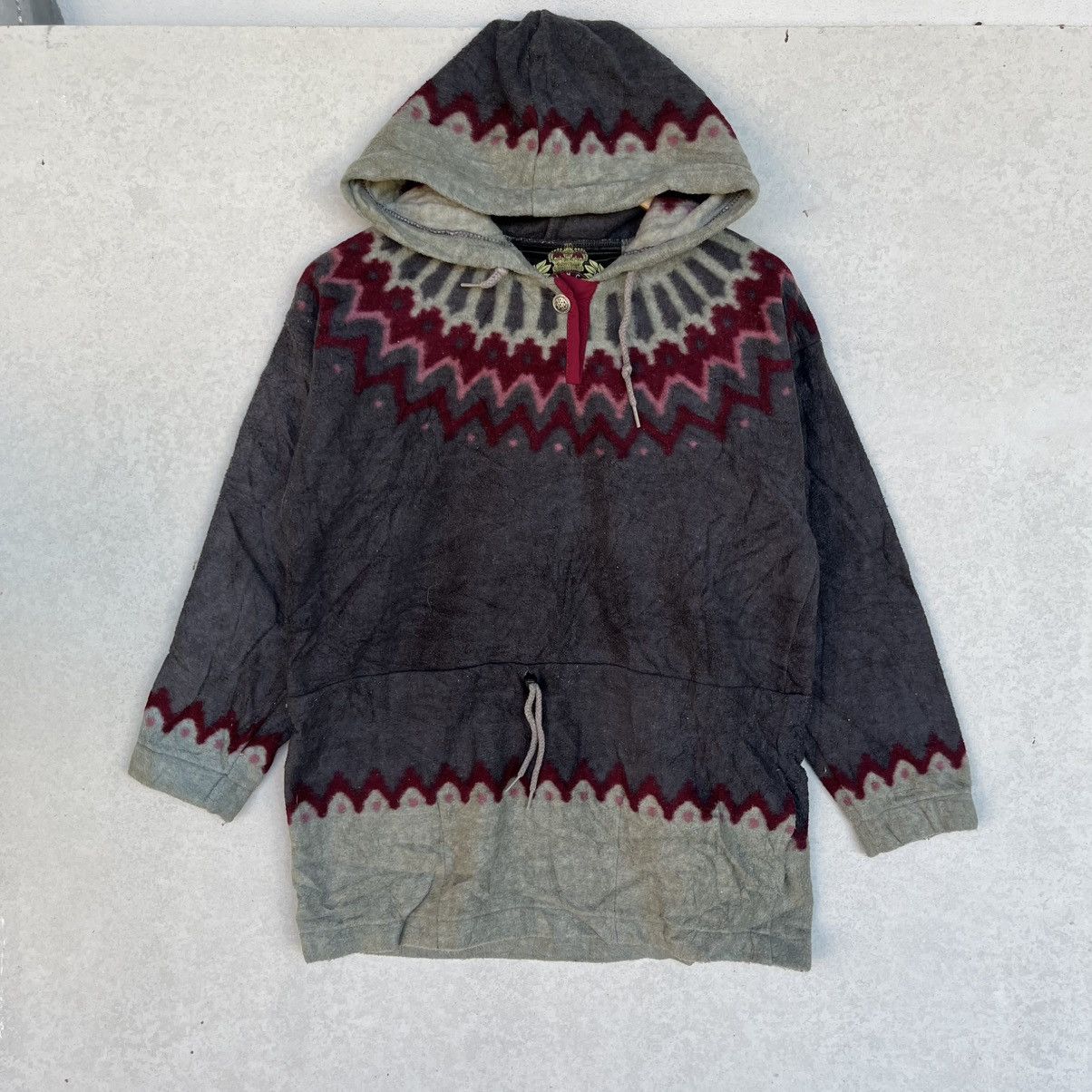 Other Vintage English Country Sunbuster Patterned Hoodie Size M Size M / US 6-8 / IT 42-44 - 1 Thumbnail