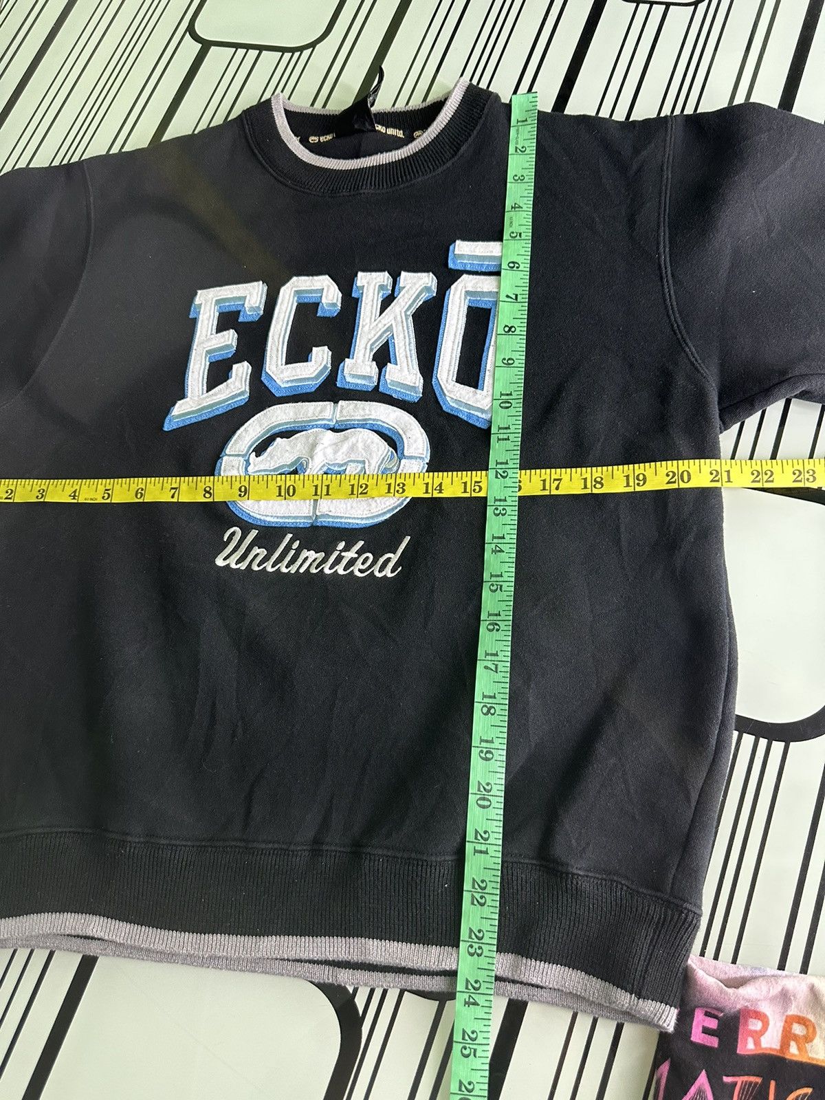 Ecko Unltd. × If Six Was Nine Vintage Ecko Unlimited Embroidery Senter Logo Sweatshirt Size US M / EU 48-50 / 2 - 14 Thumbnail
