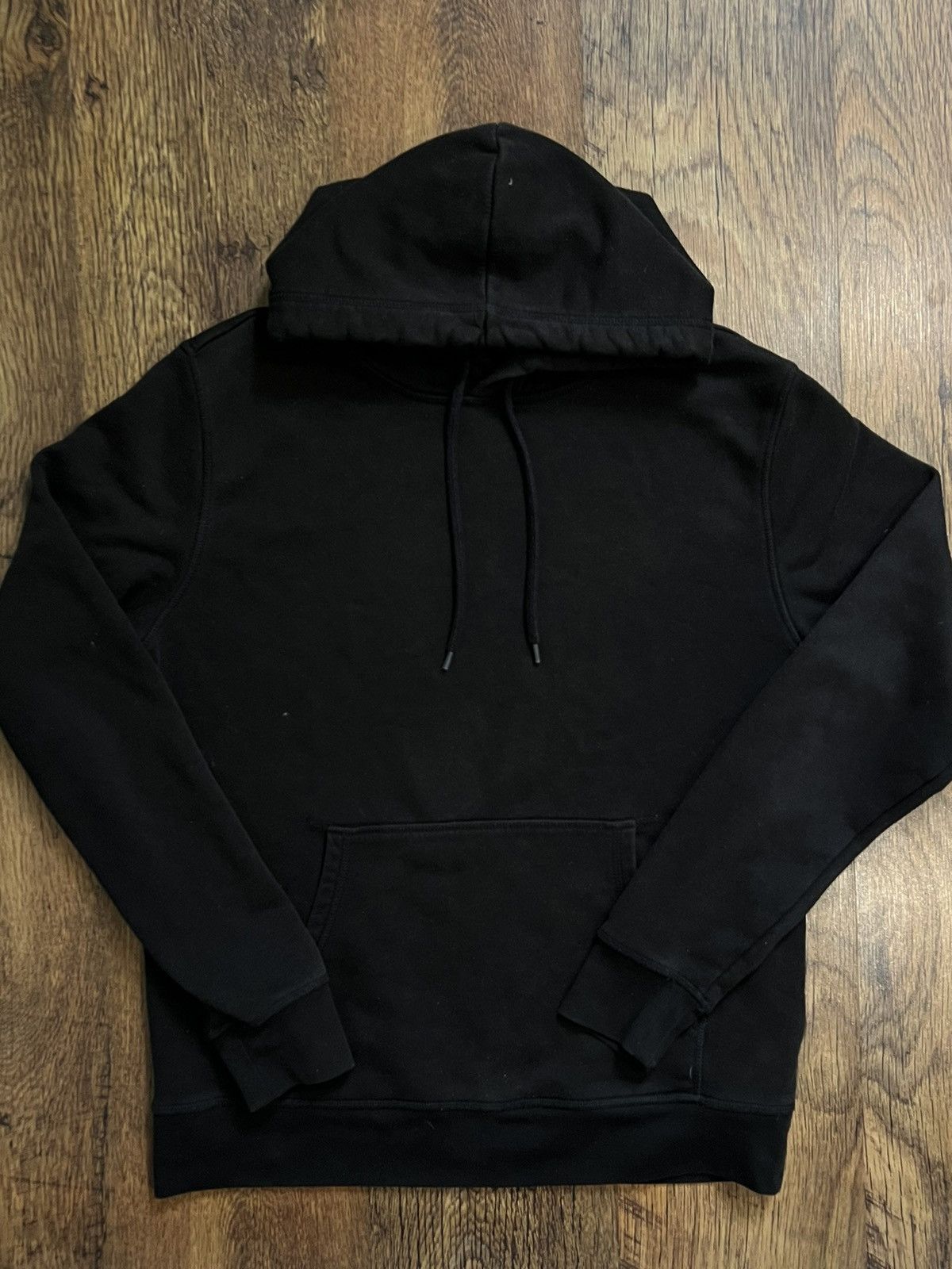 Vintage Vintage hoodie black blank 90s y2k sweatshirt Size US M / EU 48-50 / 2 - 5 Thumbnail