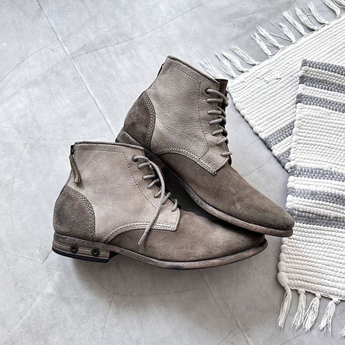 Dirk Bikkembergs Diesel Avantgarde Combat Biker Boots Back Zip Inspired Guidi Size US 7.5 / EU 40-41 - 1 Thumbnail