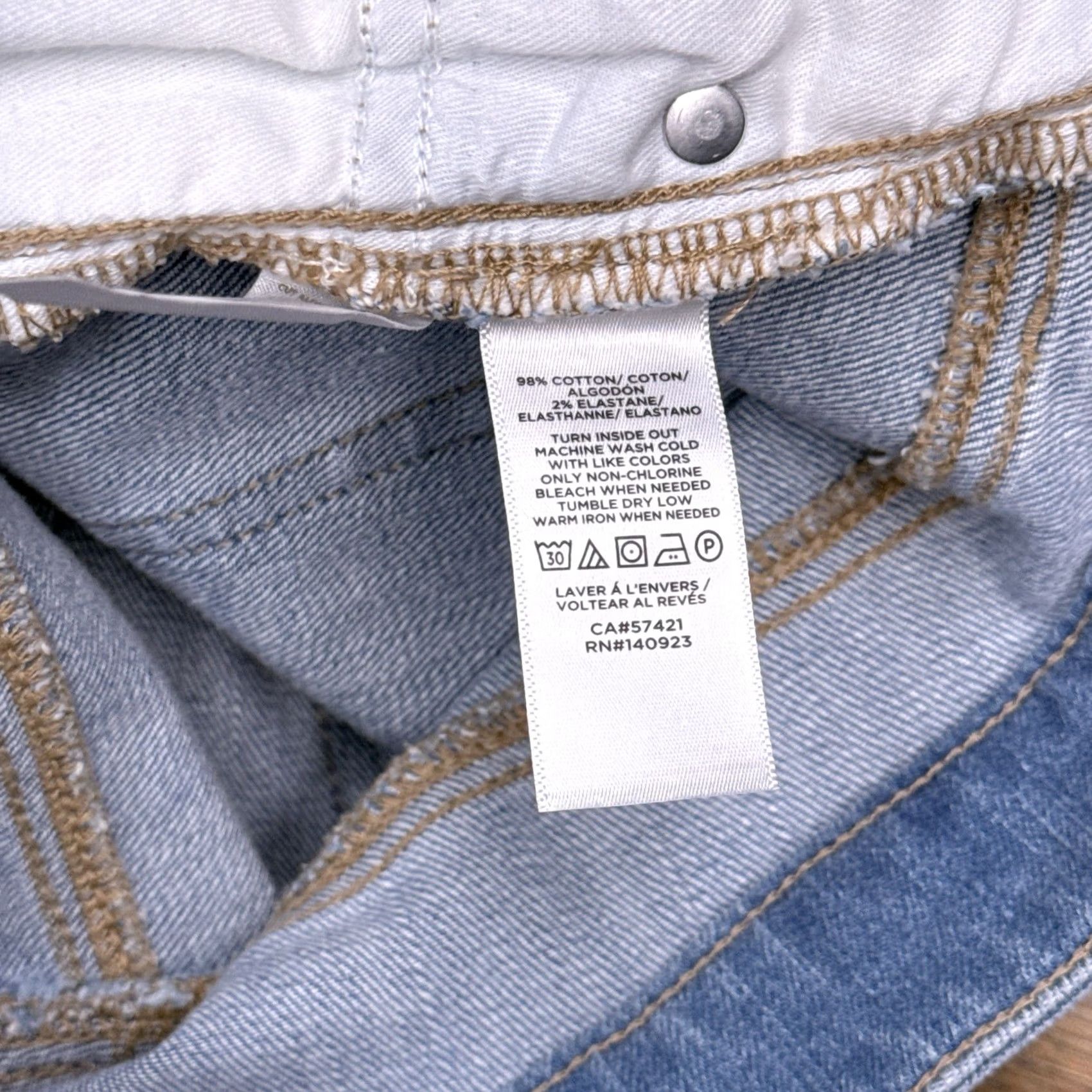 Loft LOFT Jeans Womens 14/32 High Waist Stretch Cropped Denim 5-Pocket Blue Vintage No Size 36" / US 14 / IT 50 - 7 Thumbnail