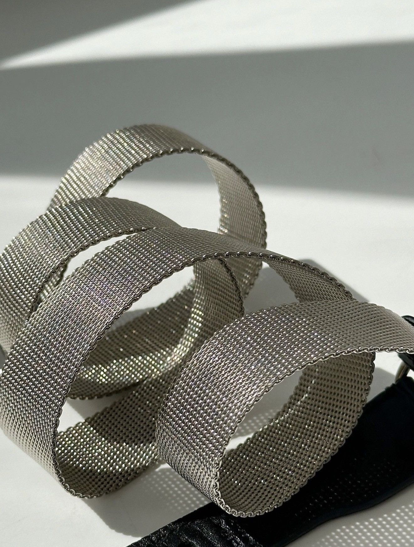 Jil Sander JIL SANDER by Raf Simons FW2005 Metal Mesh Belt Vintage Logo Size ONE SIZE - 4 Thumbnail
