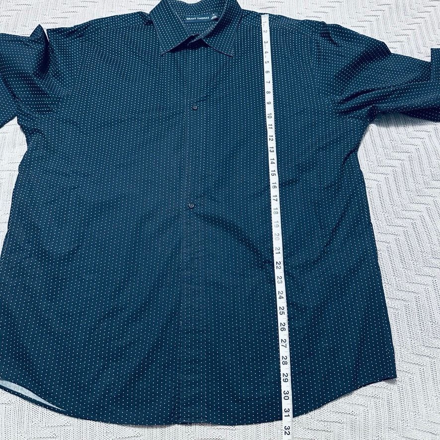 Grant Thomas Grant Thomas navy polka dot button down Size US XL / EU 56 / 4 - 7 Thumbnail