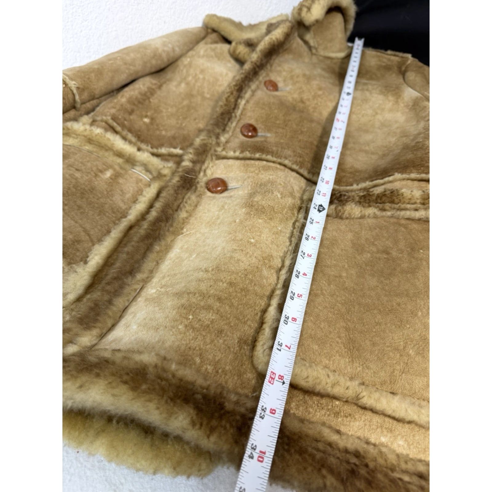 Marlboro VINTAGE Shearling Jacket Coat Marlboro Man Napa Men’s Size S-M Brown Size US S / EU 44-46 / 1 - 2 Thumbnail
