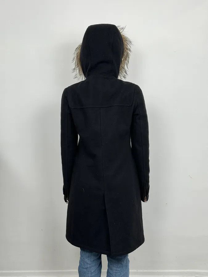 Prada 2000s Prada Fur Hooded Pins Straps Wool Long Jacket Size S / US 4 / IT 40 - 4 Thumbnail