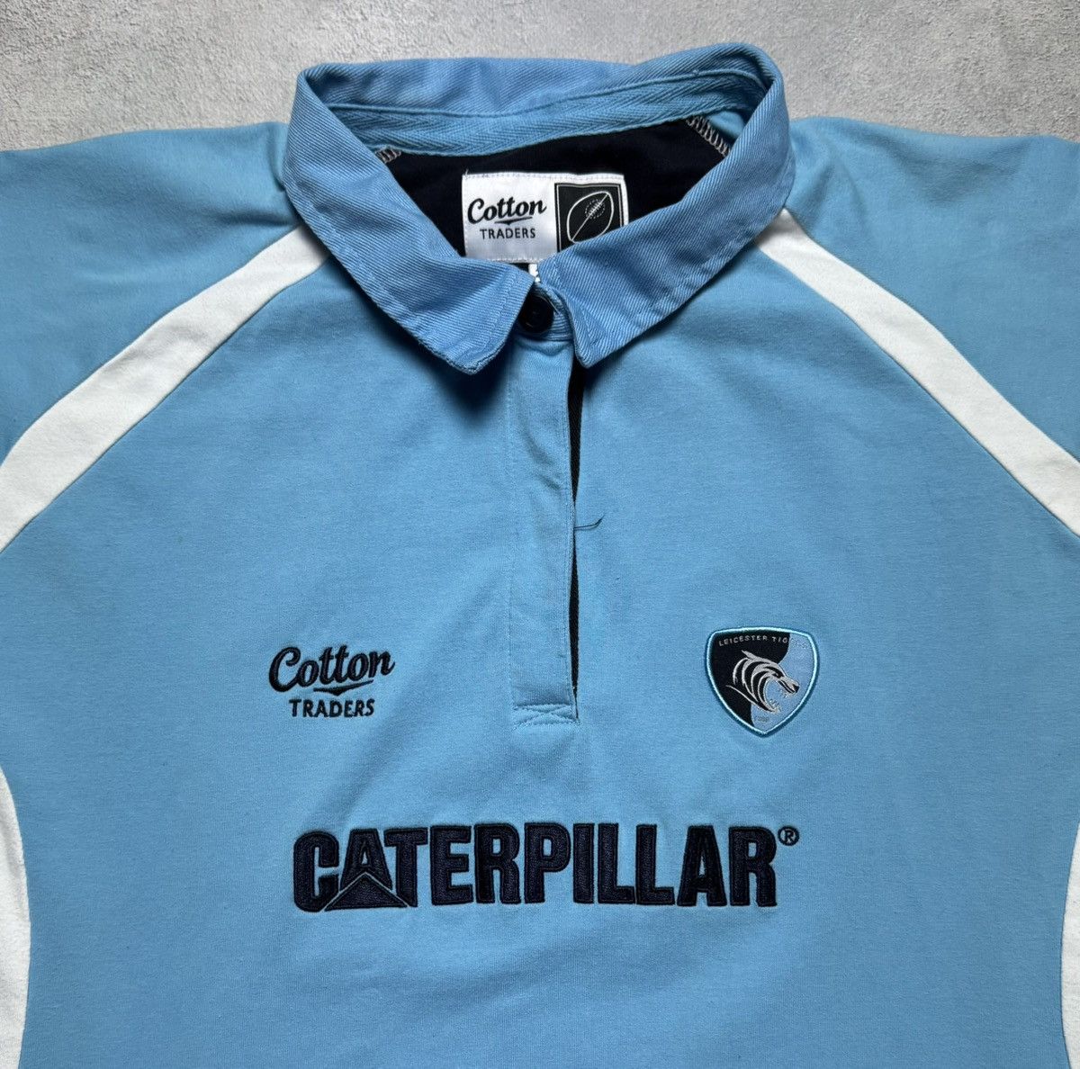 Cotton Traders Leicester Tigers Rugby Shirt Long Sleeve Cotton Traders Size US L / EU 52-54 / 3 - 6 Thumbnail