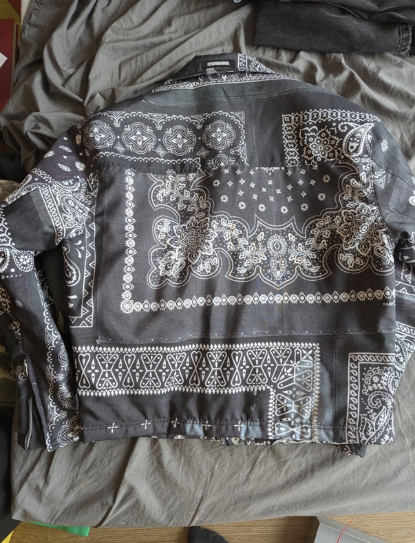 Neighborhood Neighborhood Biker Jacket Paisley/Bandana Print size 2 Size US M / EU 48-50 / 2 - 2 Thumbnail