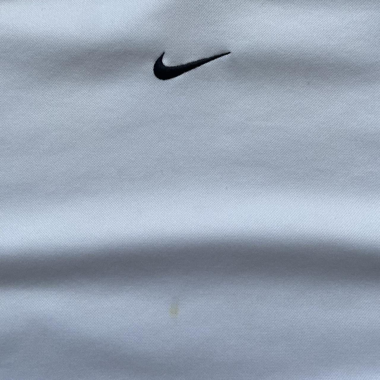 Nike × Vintage Vintage Y2K White Black Nike Center Swoosh Jersey Size US M / EU 48-50 / 2 - 2 Thumbnail