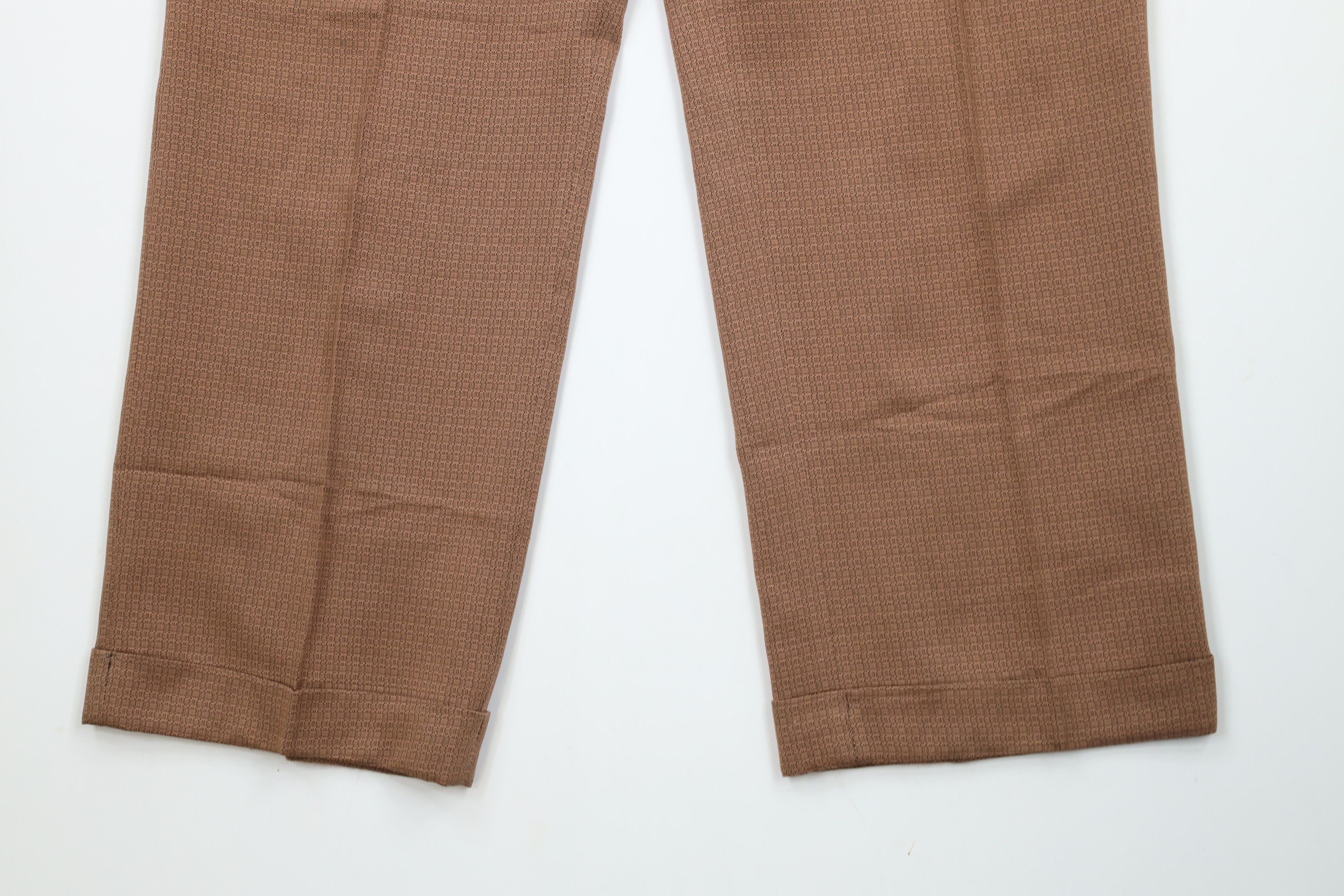 Vintage Vintage 90s Streetwear Pleated Cuffed Wide Leg Chino Pants Size US 38 / EU 54 - 4 Thumbnail