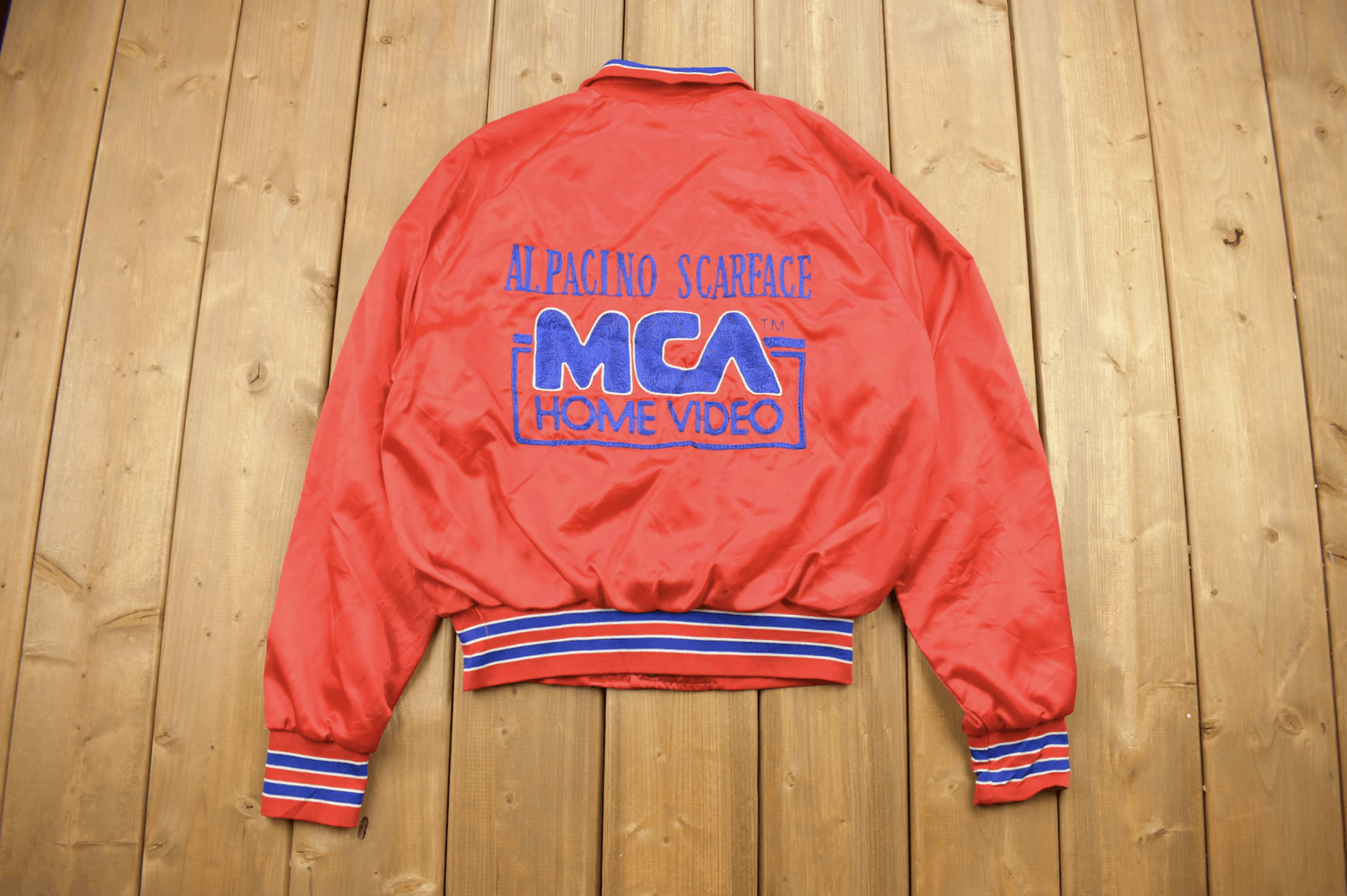 Vintage Vintage 1983 Scarface Movie Satin Promo Jacket Size US S / EU 44-46 / 1 - 1 Thumbnail