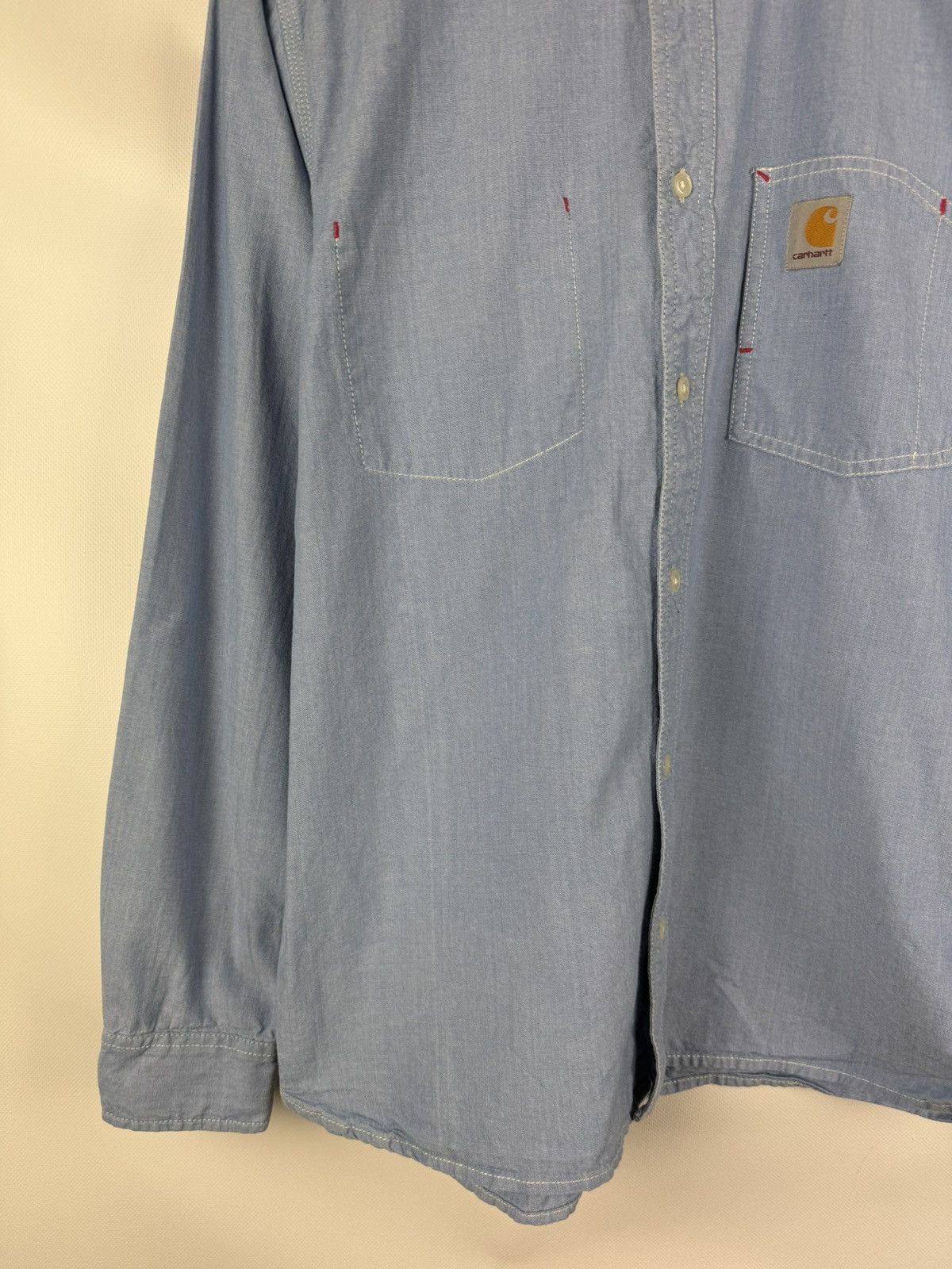 Carhartt Carhartt L/S State Chest Logo Long Sleeve Button Up Shirt Size US L / EU 52-54 / 3 - 7 Thumbnail