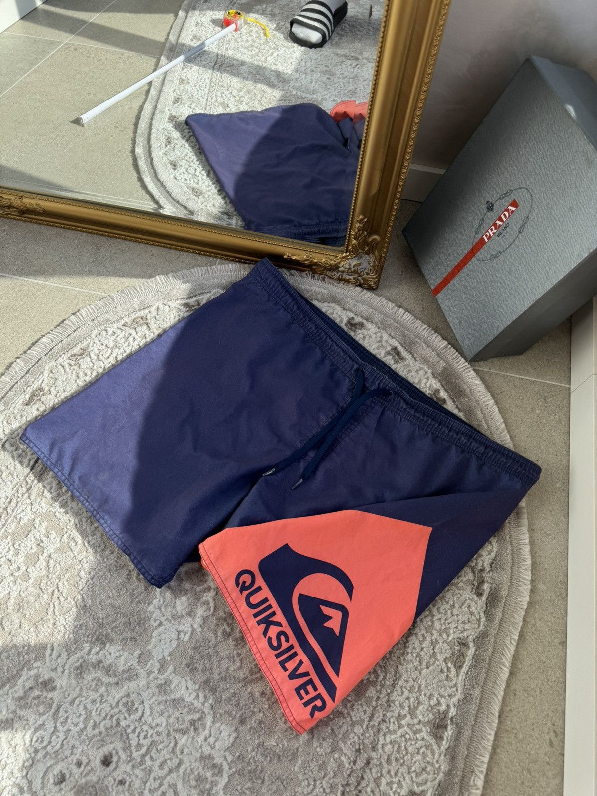 Quiksilver Vintage Quiksilver Shorts Big Logo Y2K Style 90s Surfing Size US 36 / EU 52 - 1 Thumbnail