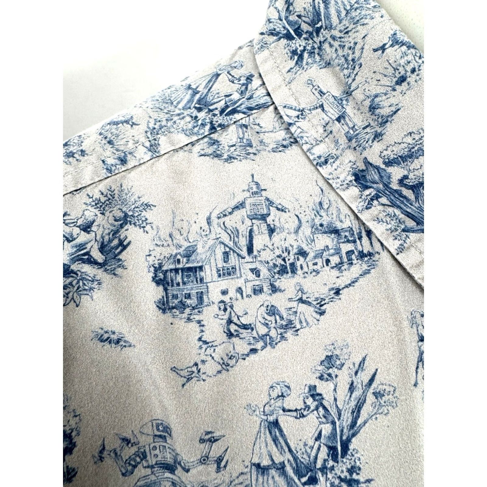 Vintage BETABRAND Shirt ALIENS ATTACKING Camp ROBOT Amish Victorians XXL / XXXL Gray / Blue Mens Size US XXL / EU 58 / 5 - 3 Thumbnail