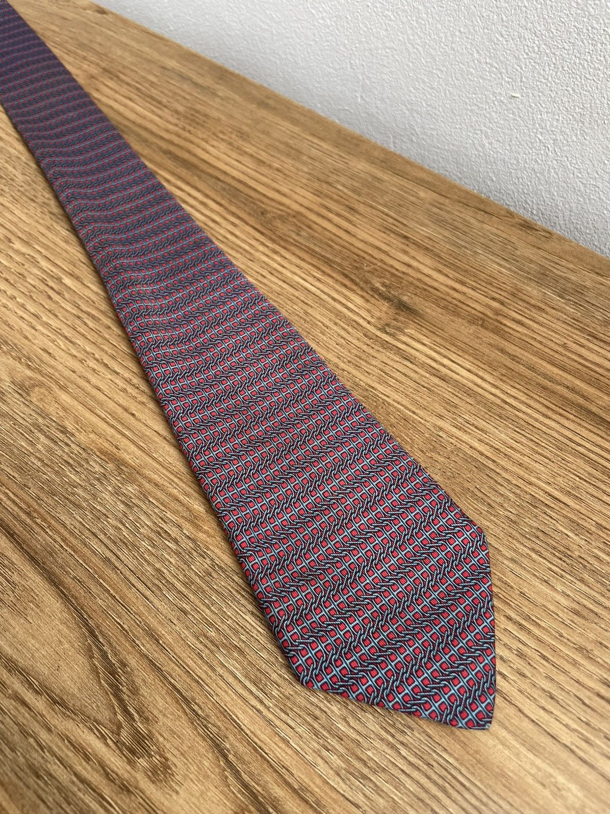 Hermes Hermes Paris Vintage 90s 100% Silk Tie Made In France 940 IA Size ONE SIZE - 13 Thumbnail